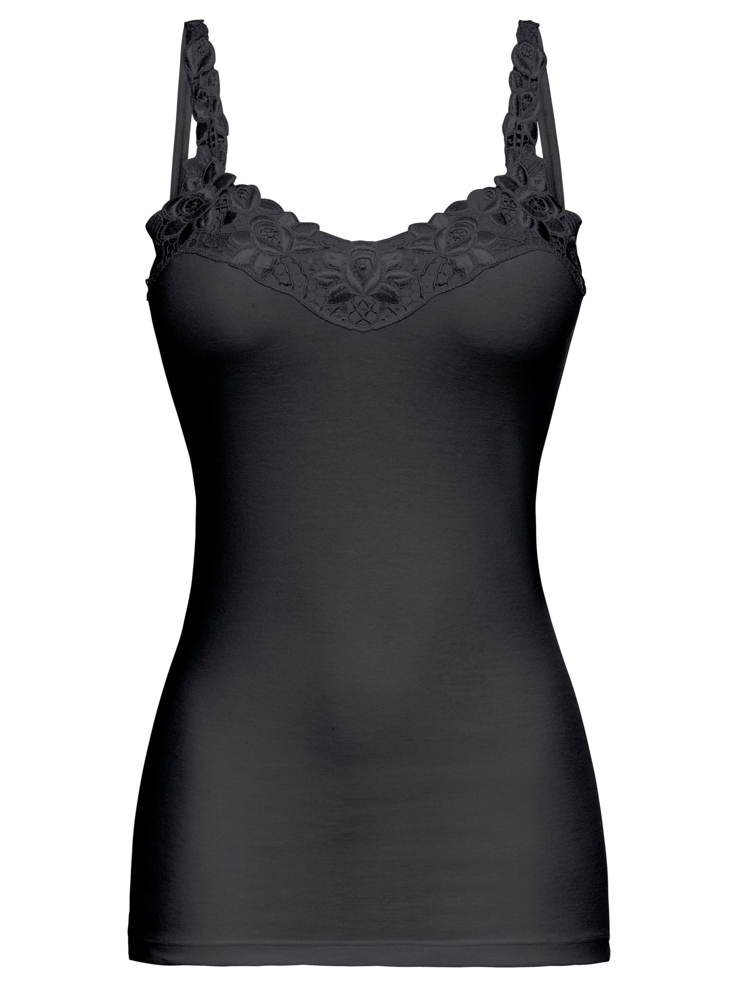 wäschepur Trägertop - schwarz