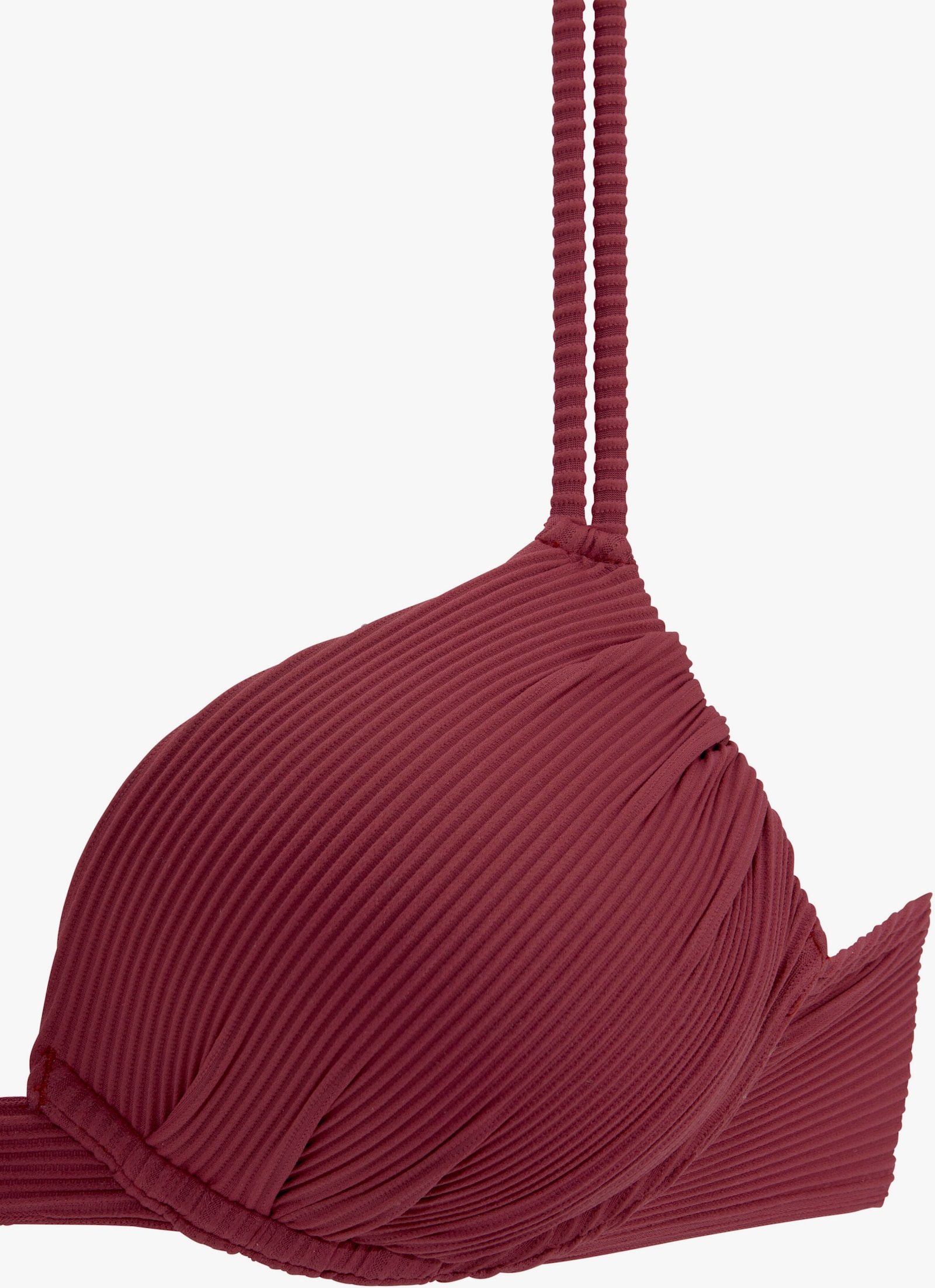 Sunseeker Push-Up-Bikini-Top - rostrot