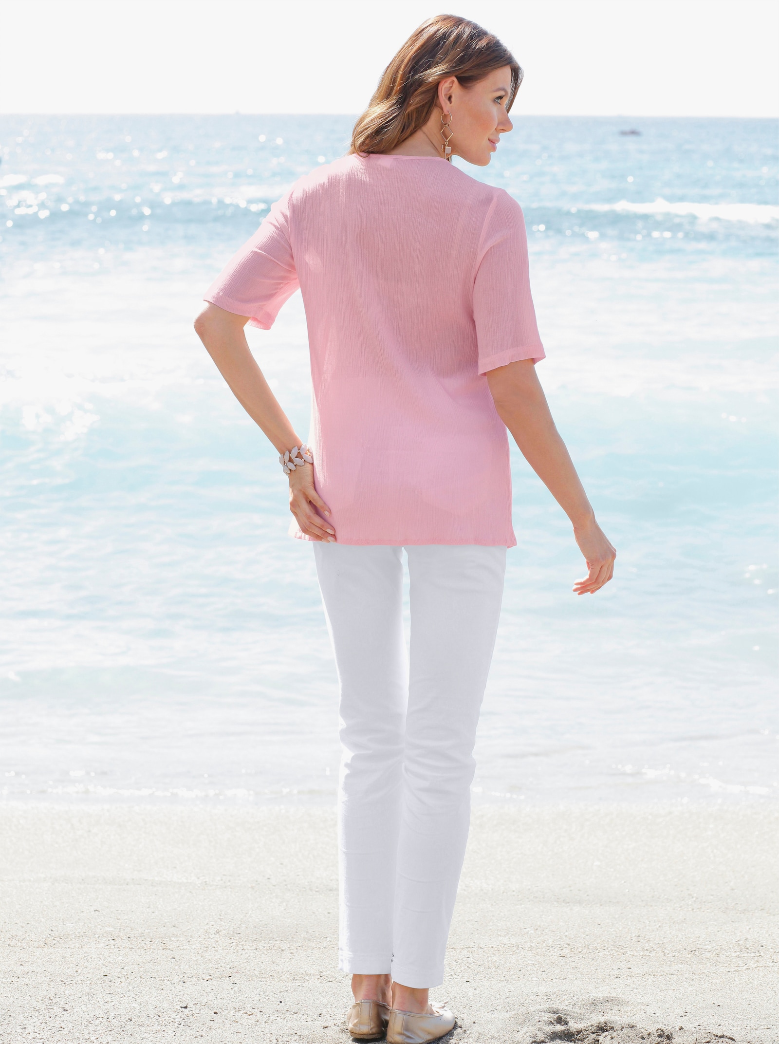 Cosma Functionele broek, vuilafstotend en kreukarm - wit