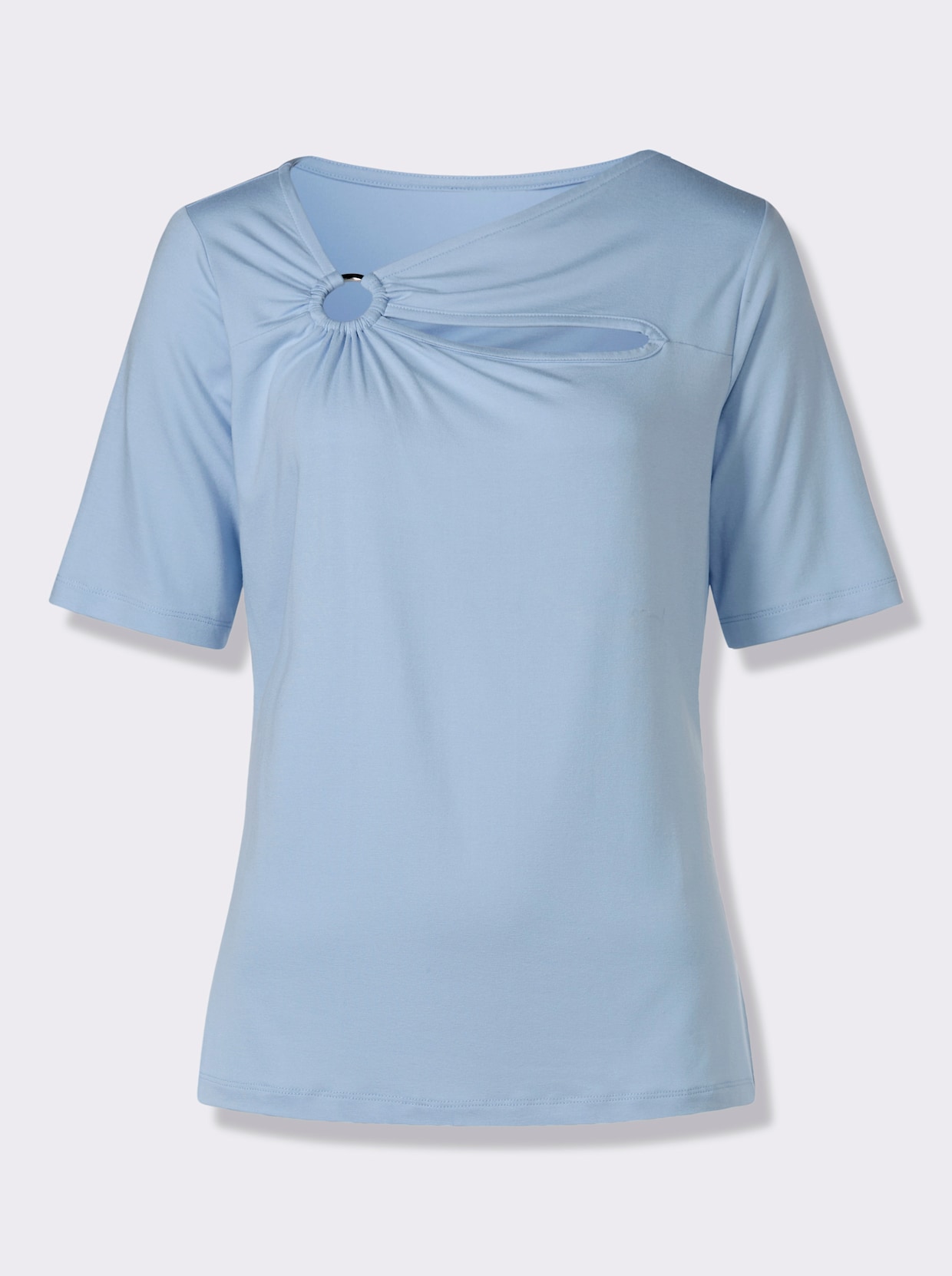 heine Kurzarmshirt - eisblau