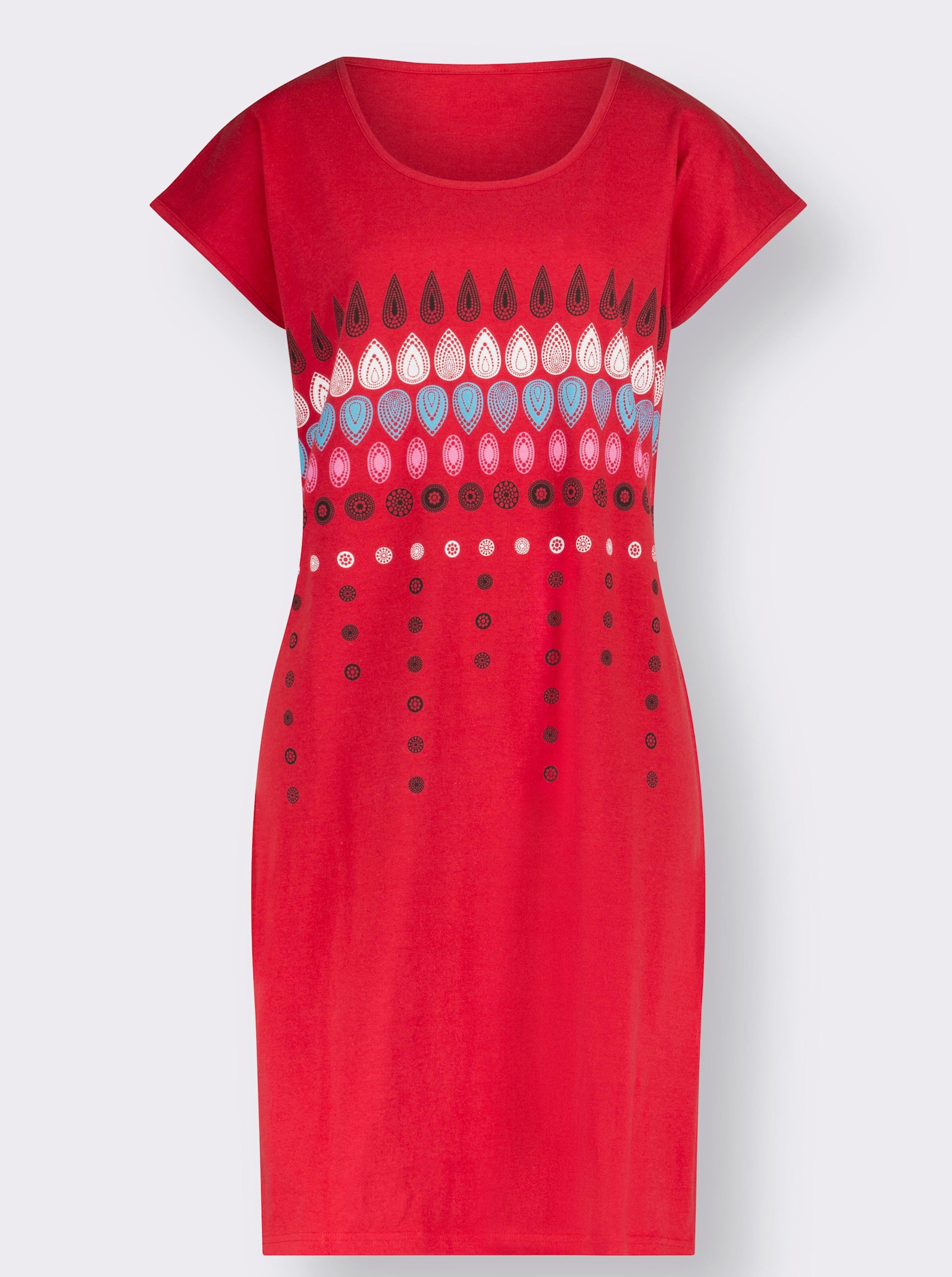 Top Ten Sommerkleid im Doppelpack - marine + rot