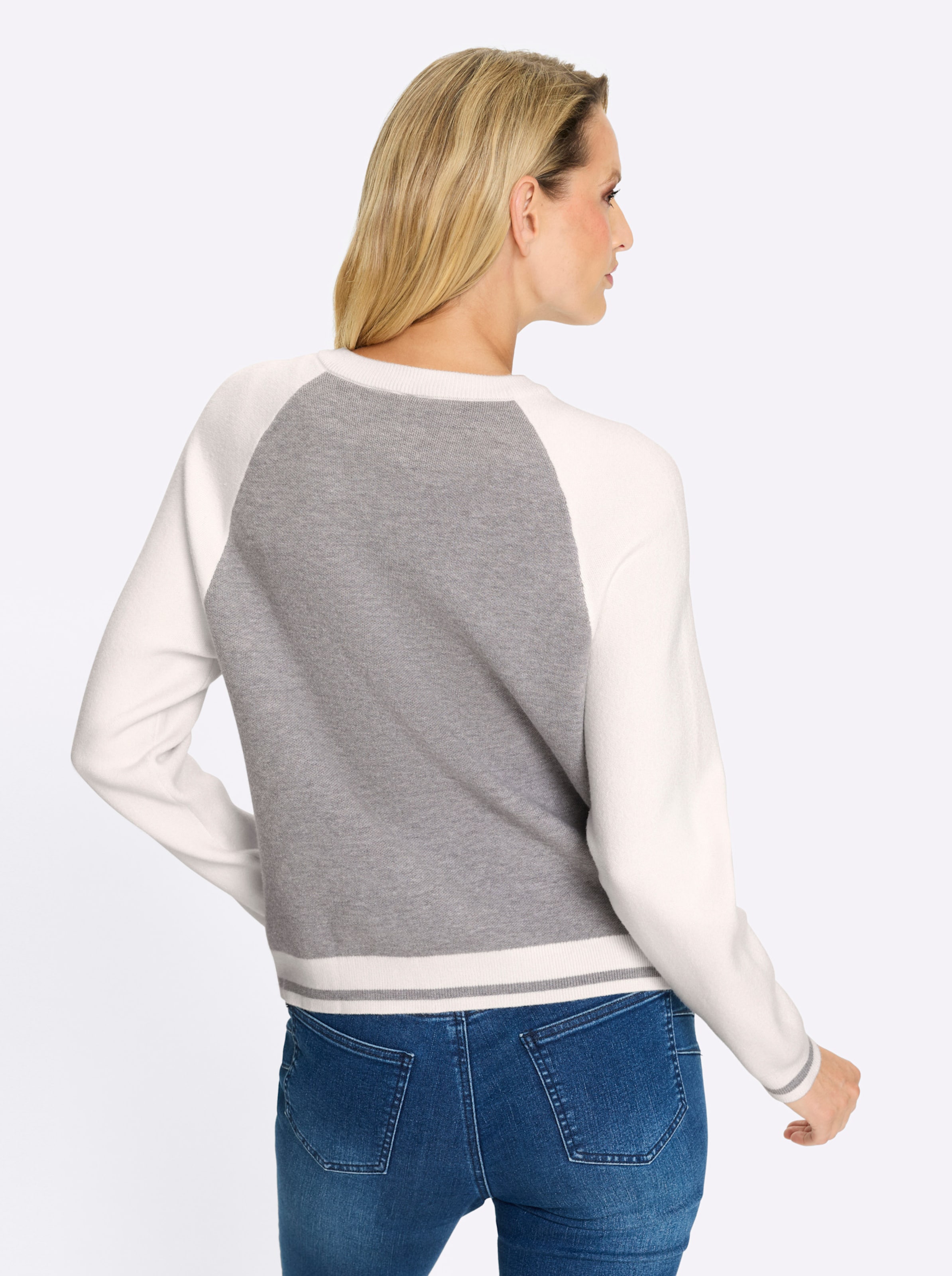 Feinstrickjacke