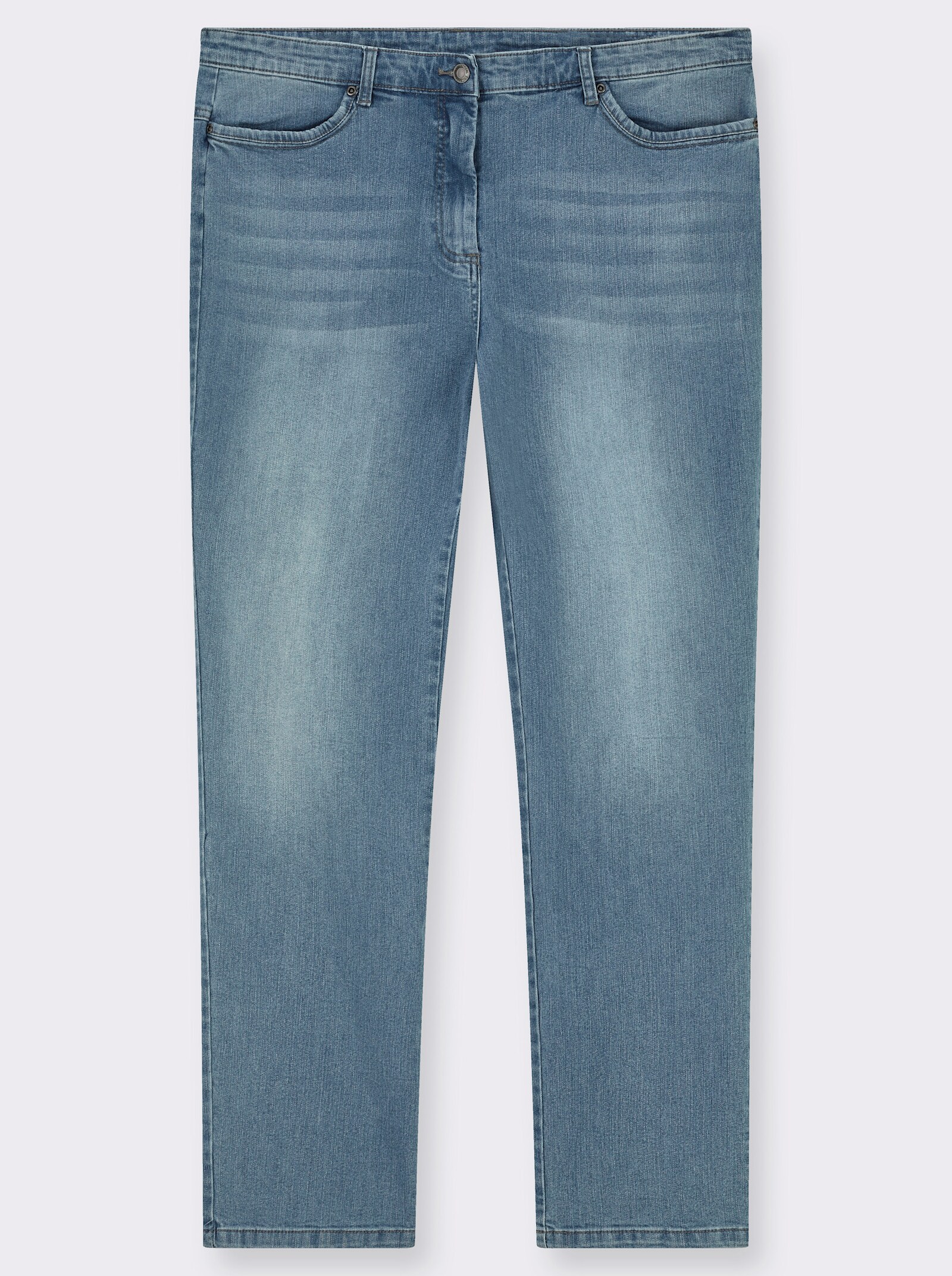 5-Pocket-Jeans mit Hell-Dunkel-Effekt - blue-bleached