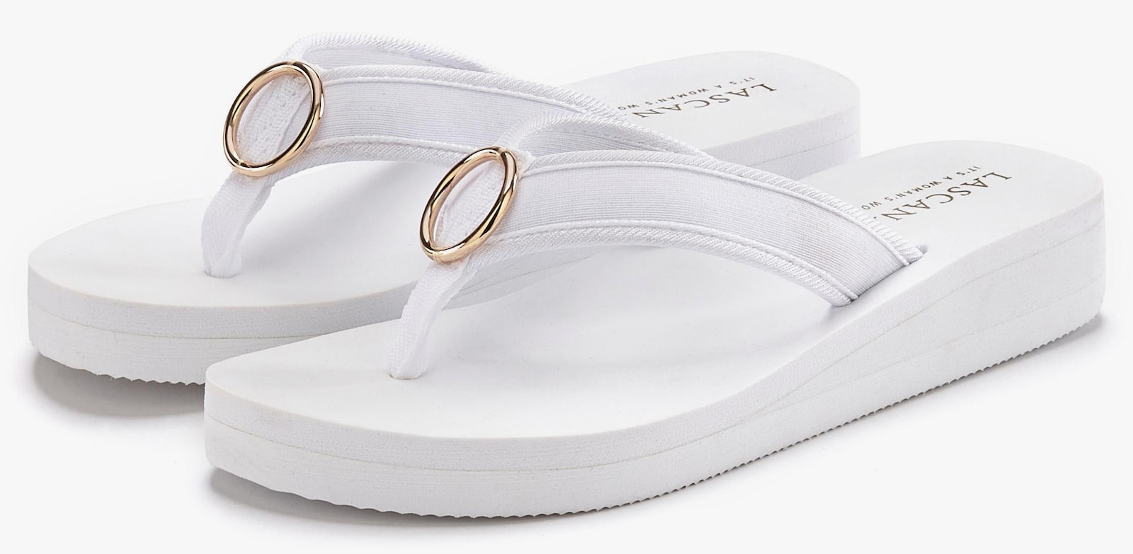 LASCANA Badezehentrenner - weiß