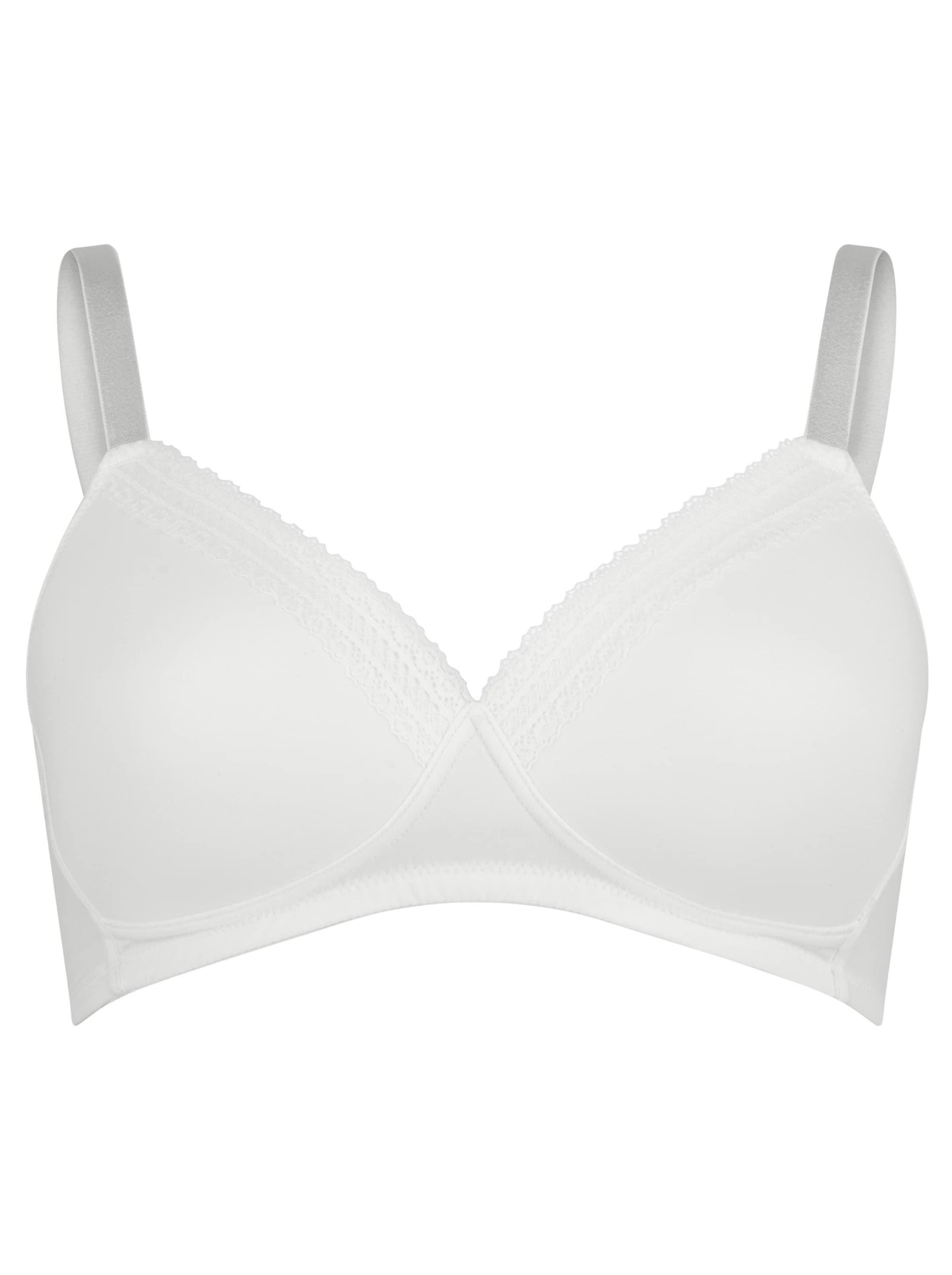 wäschepur Schalen-BH ohne Bügel - weiß