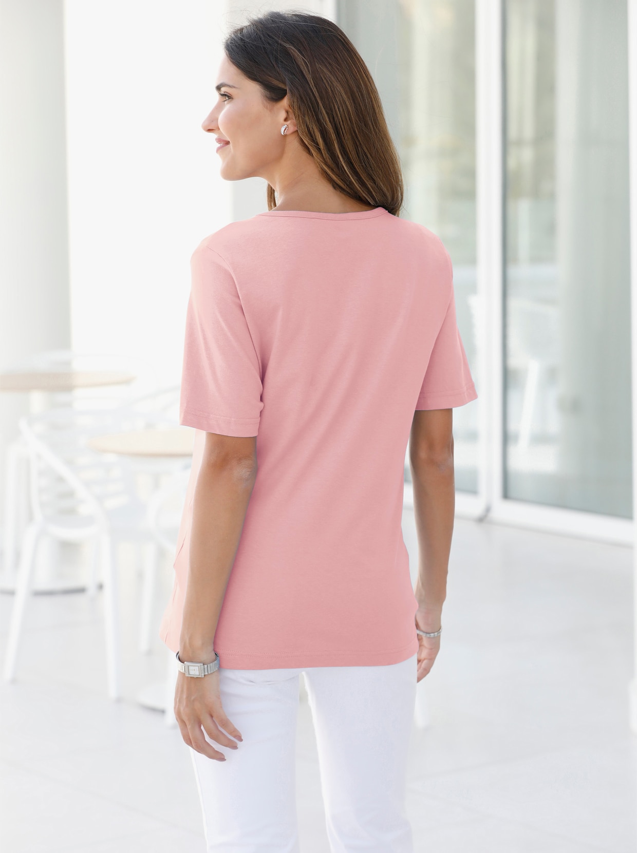 Shirt met korte mouwen - roze