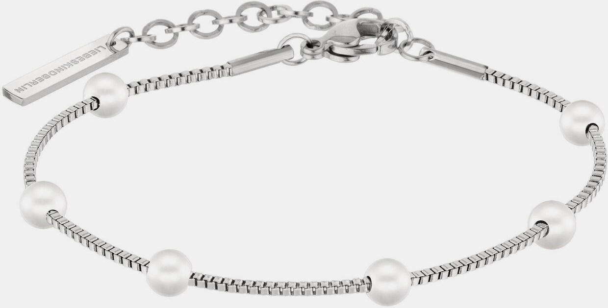 Liebeskind Berlin Armband - edelstaalkleurig/wit