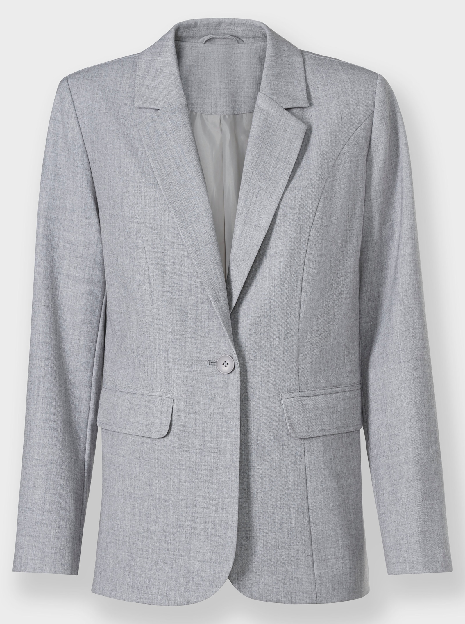 heine Hosenanzug in pflegeleichter Qualität - steingrau-meliert