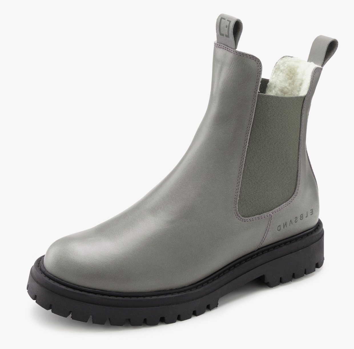 Elbsand Stiefelette - hellgrau