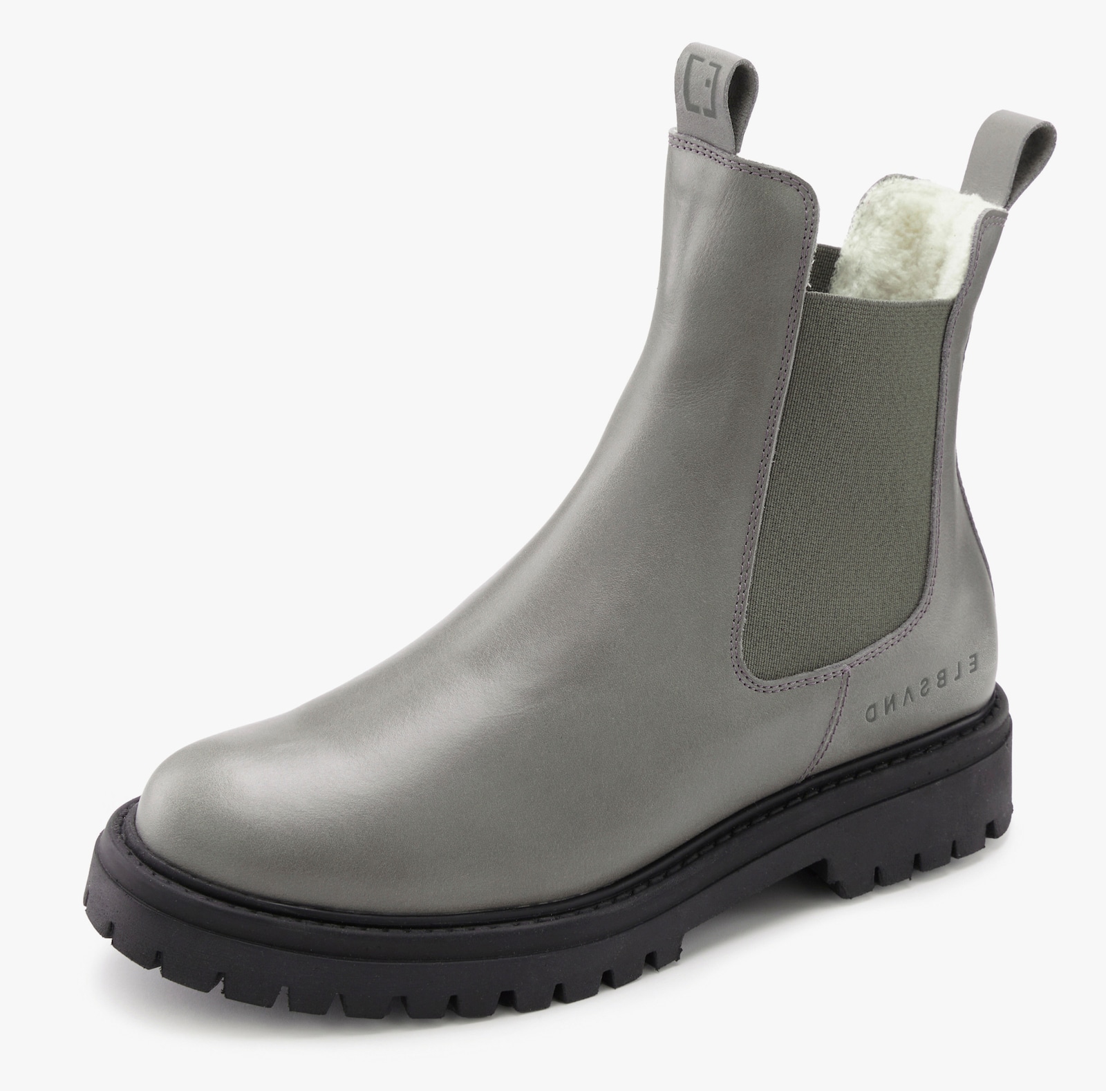 Elbsand Stiefelette - hellgrau