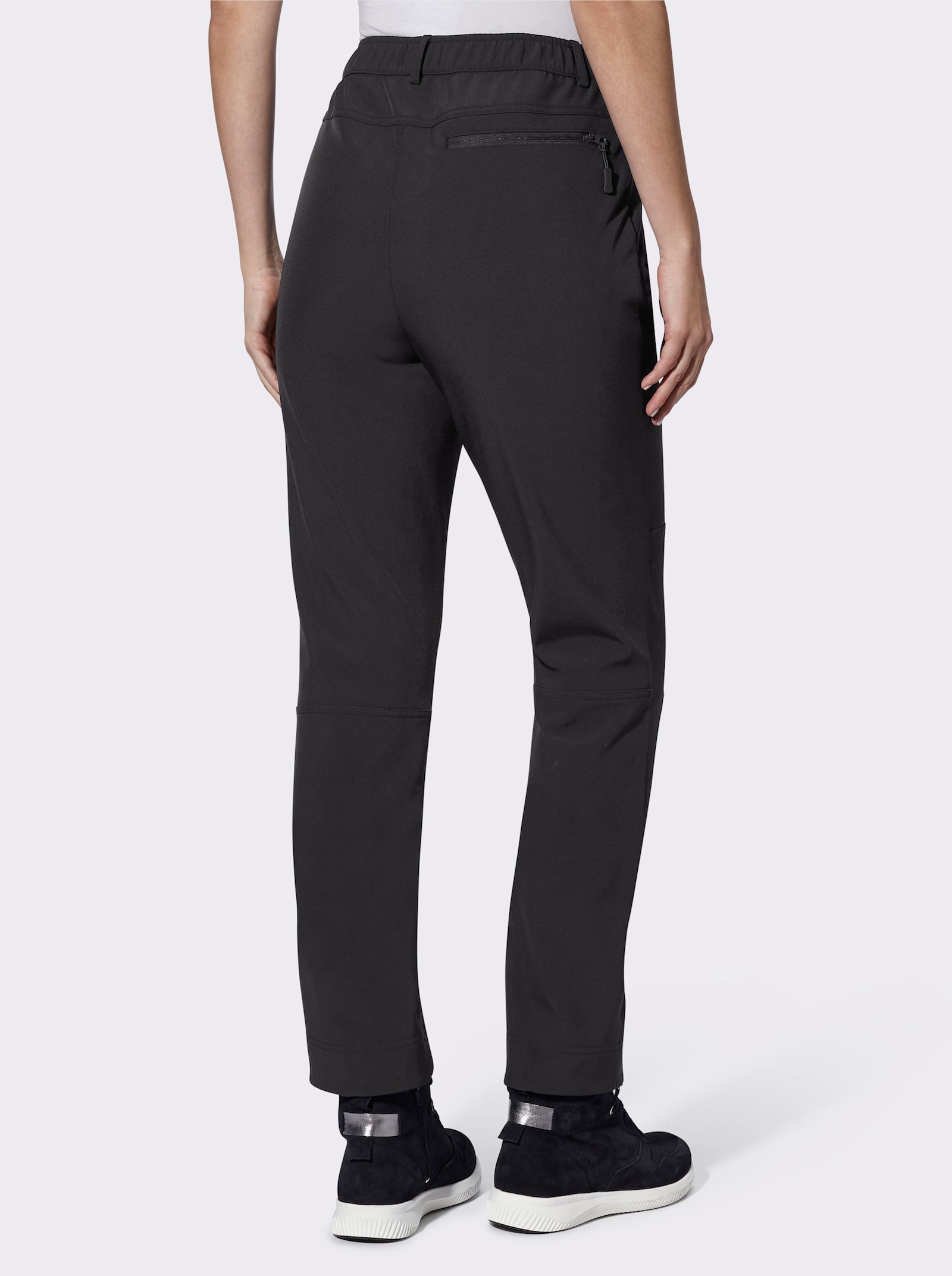 Softshellhose mit Fleece-Innenseite - schwarz