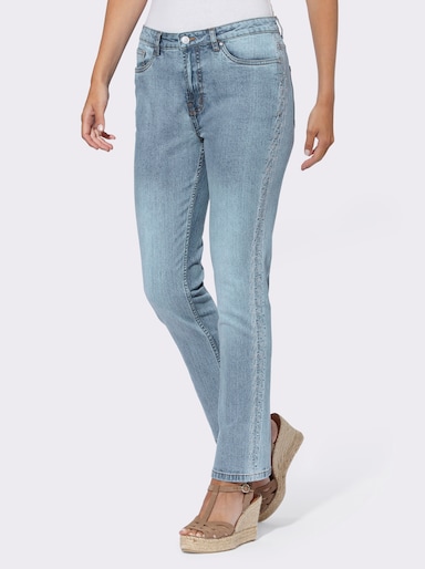 heine 5-Pocket-Jeans - blue-bleached