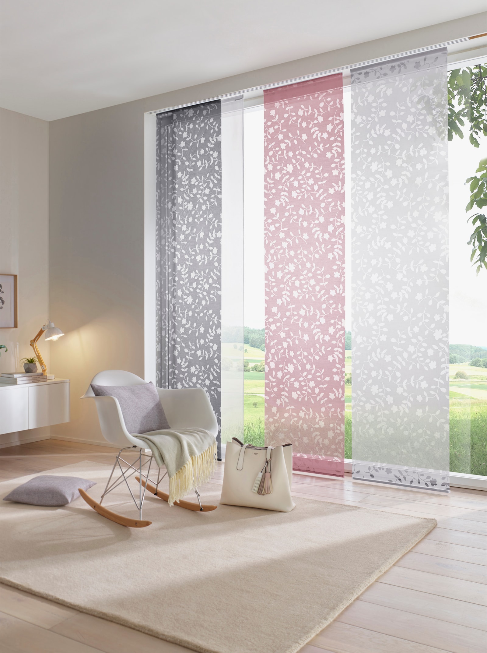 heine home Schiebevorhang - dunkelgrau