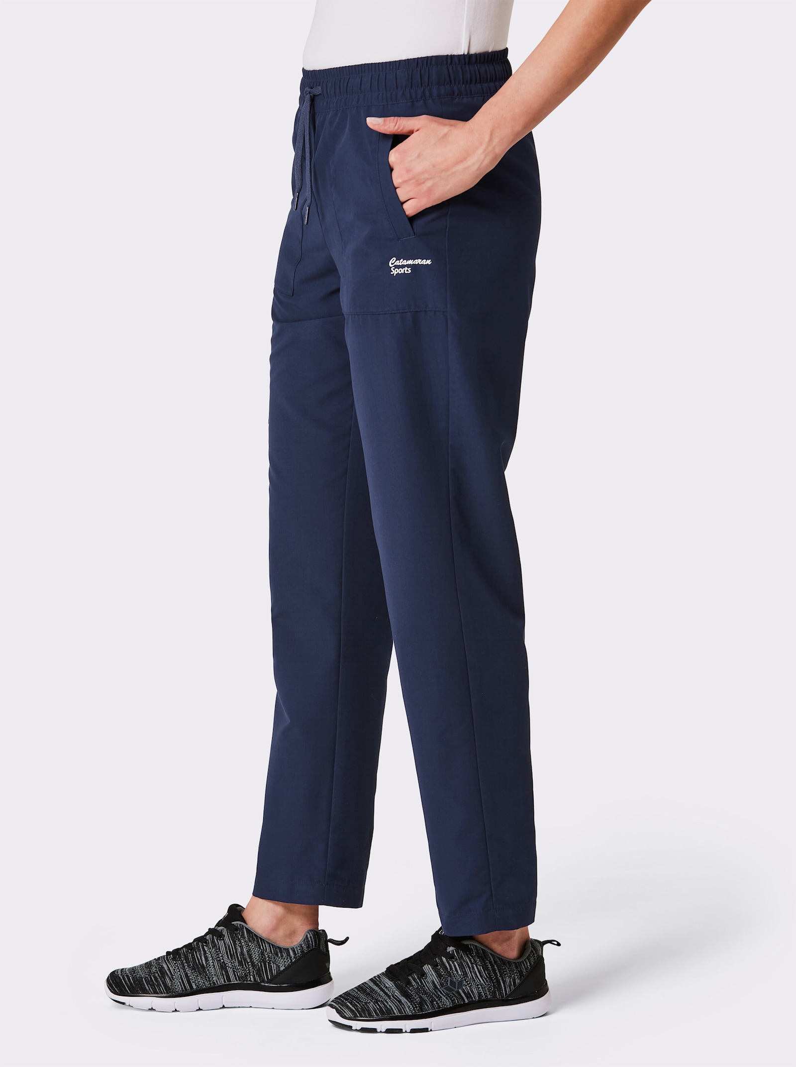 Catamaran Sports Sporthose aus atmungsaktiver Microfaser - marine