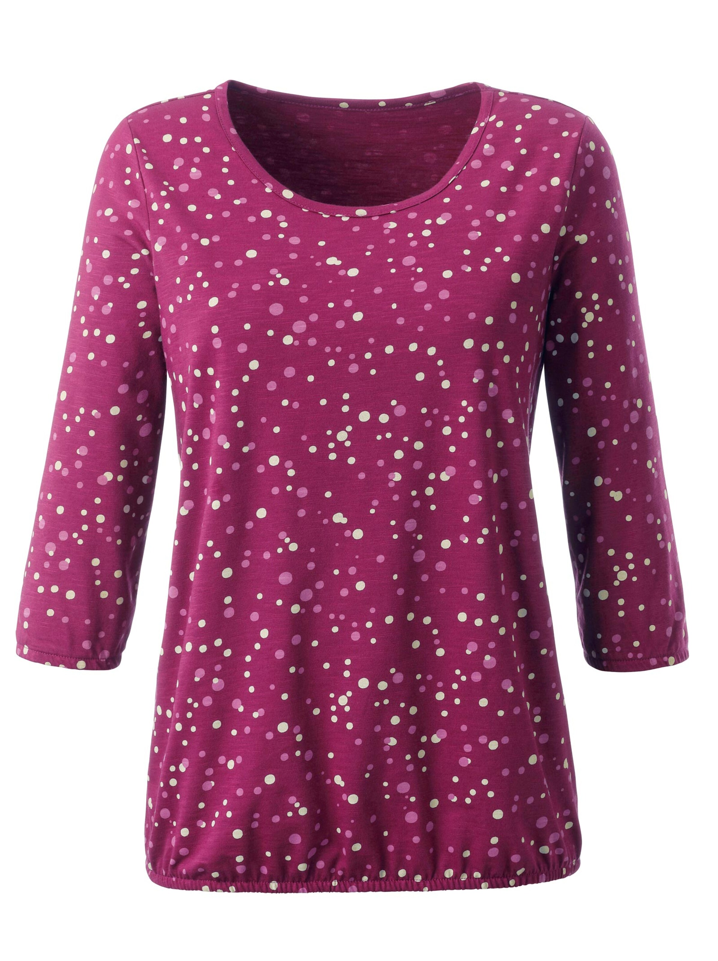 Shirt - fuchsia-gemustert