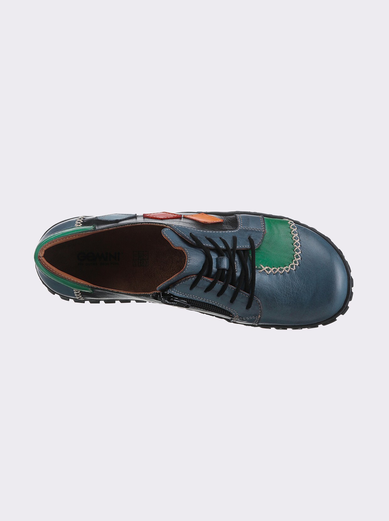 Gemini Schnürschuh - jeansblau-schwarz