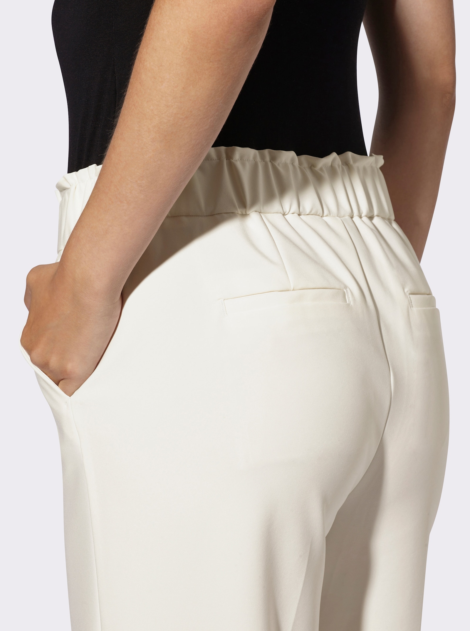 heine Schlupfhose mit Schmuckschließe - ecru