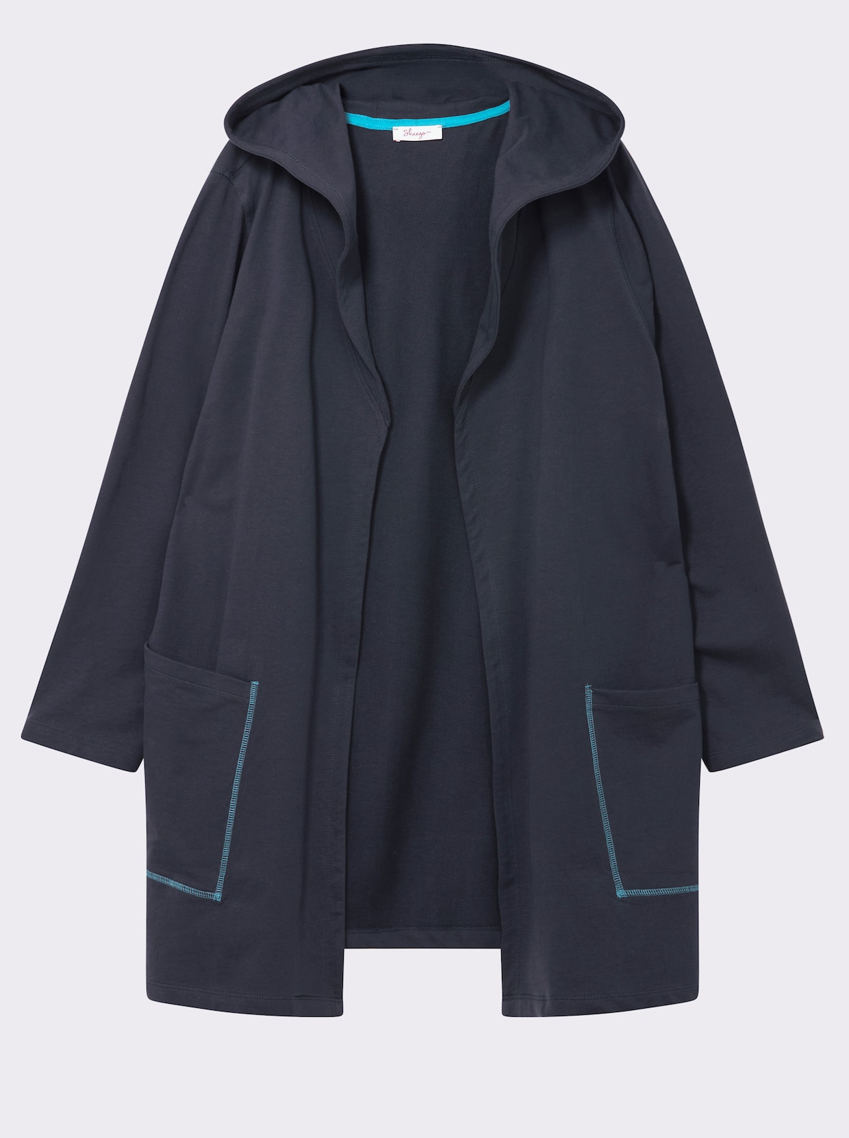 sheego Sweatjacke - tiefblau