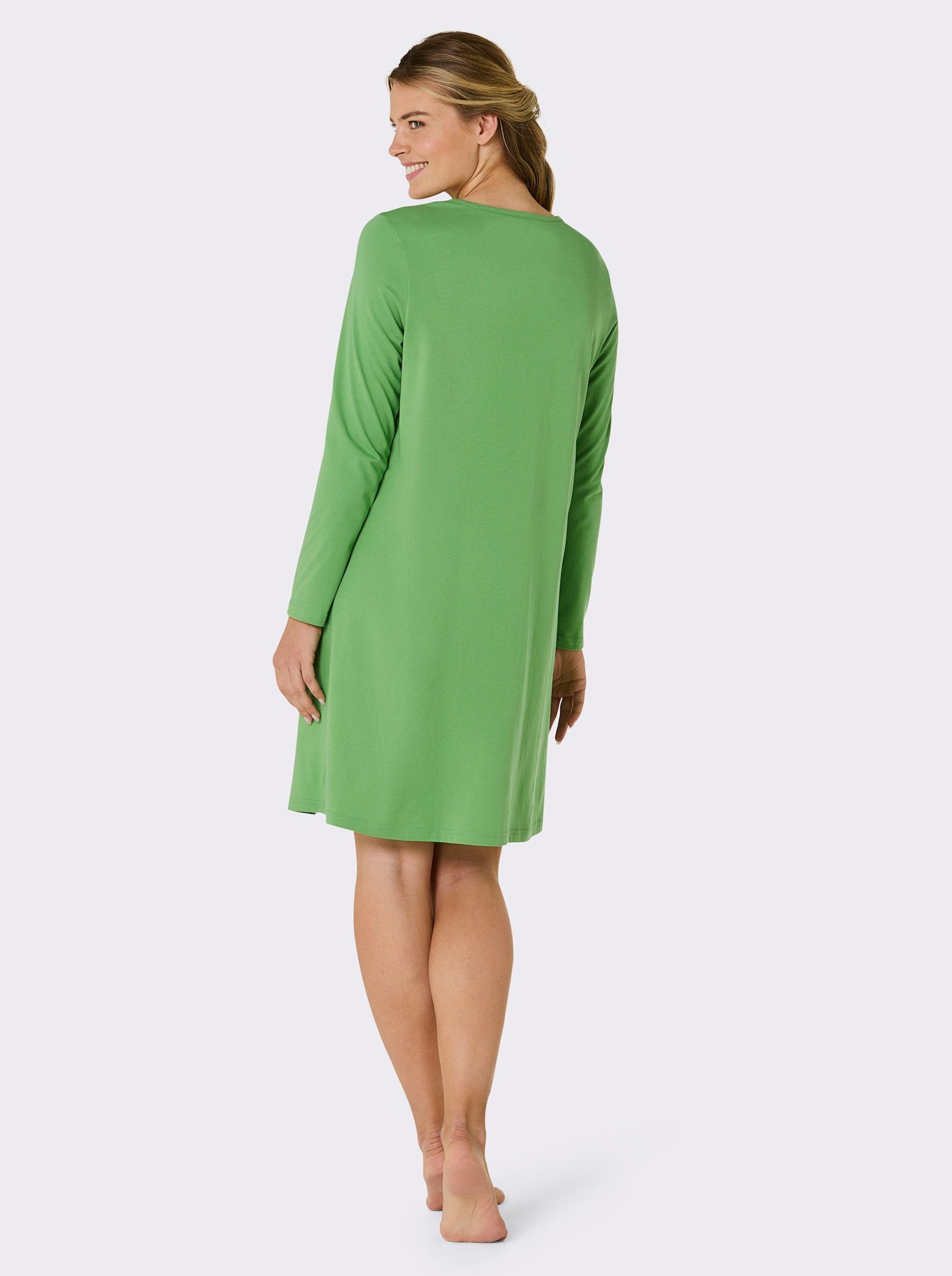 wäschepur Sleepshirts - ecru + apfel