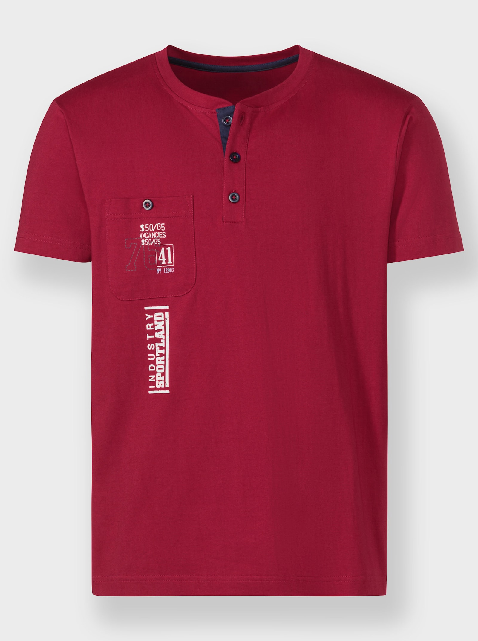 Catamaran Shirt met korte mouwen - kers