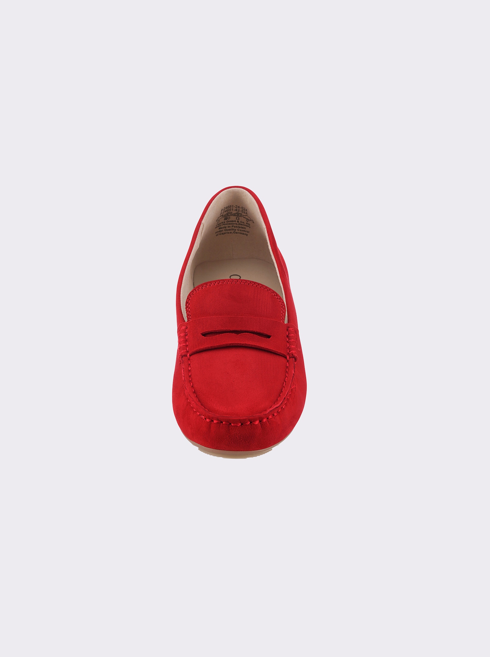 Caprice Slipper mit flexibler Laufsohle - rot