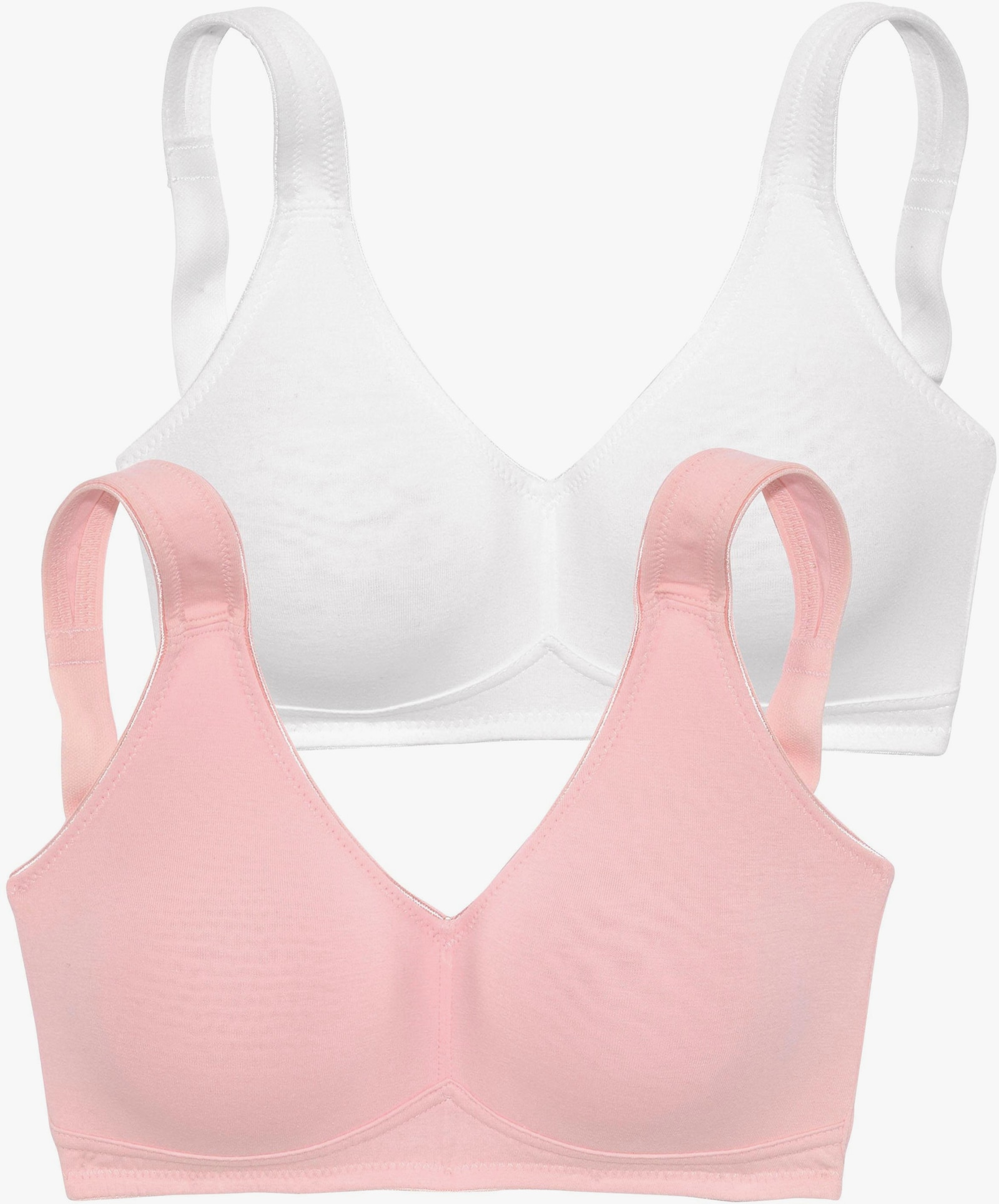 petite fleur Soft-BH - rosa+weiß