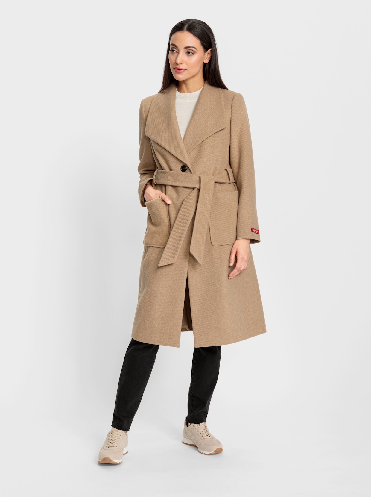 heine Manteau - couleur chamois