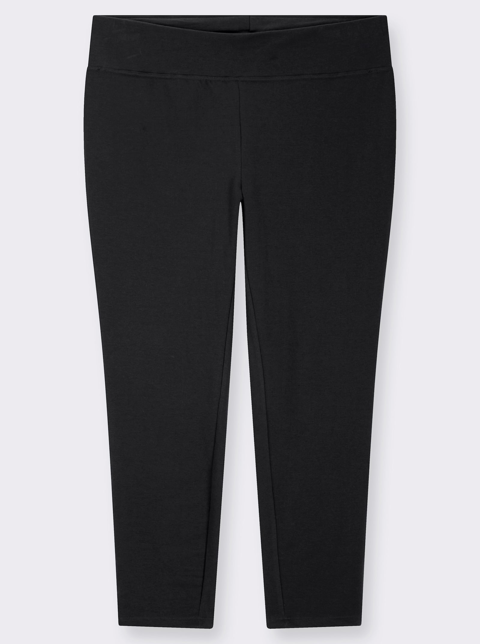 Sweatleggings mit weich angerauter Innenseite - schwarz