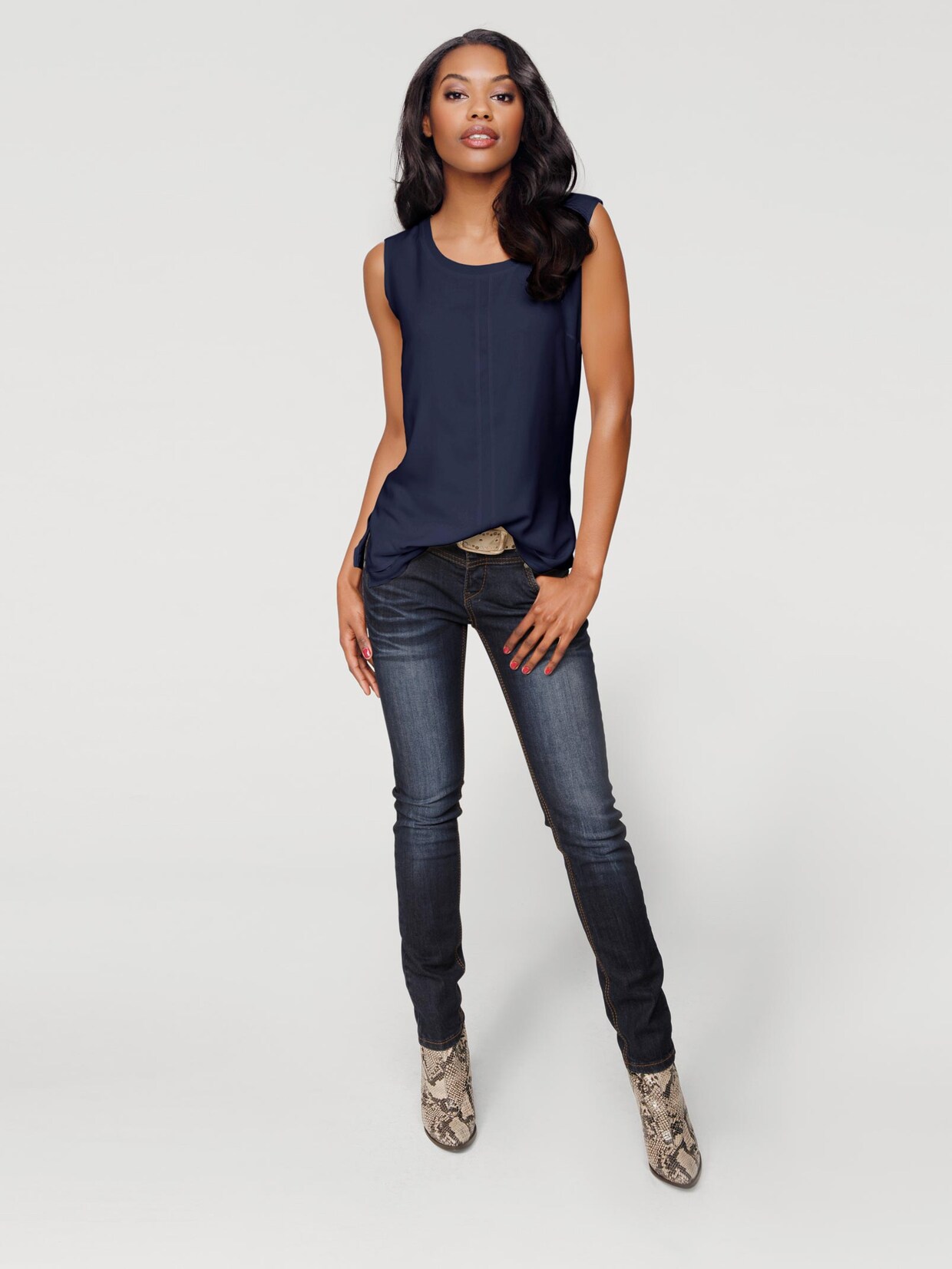 Linea Tesini Shirttop - marine