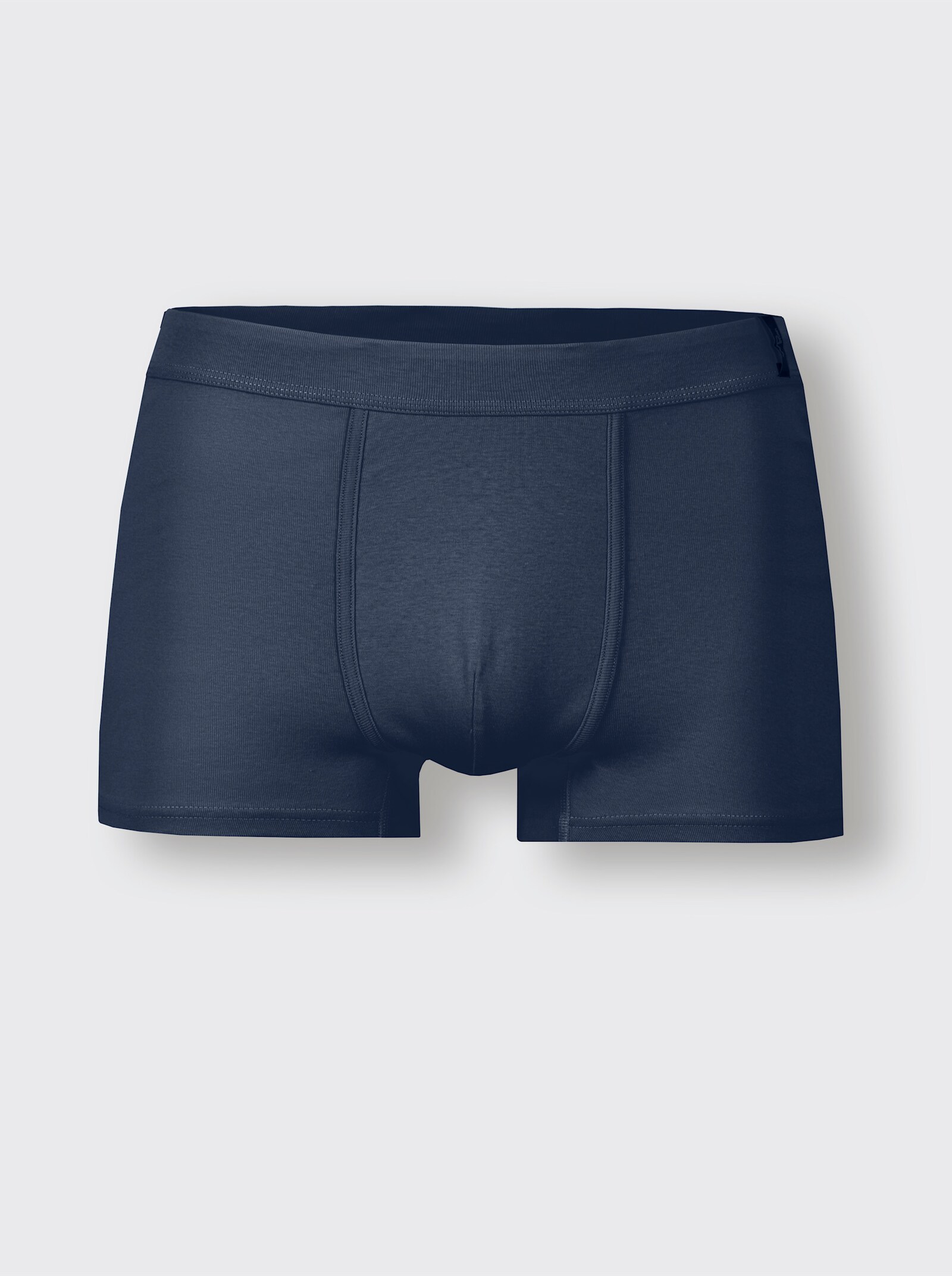 wäschepur men Broek kort - donkerblauw + donkerblauw bedrukt