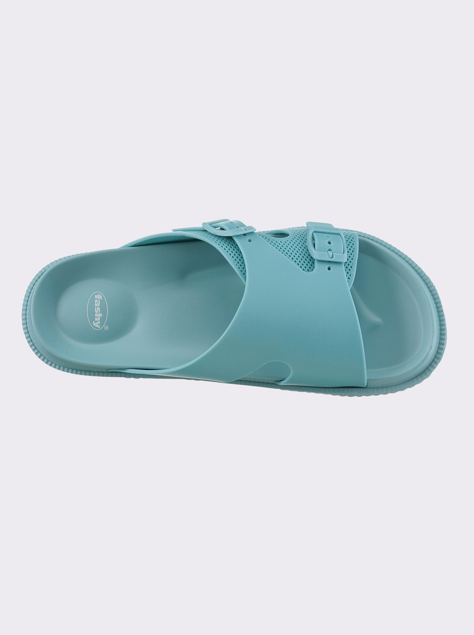 Fashy Badepantolette weich gepolstert - türkis