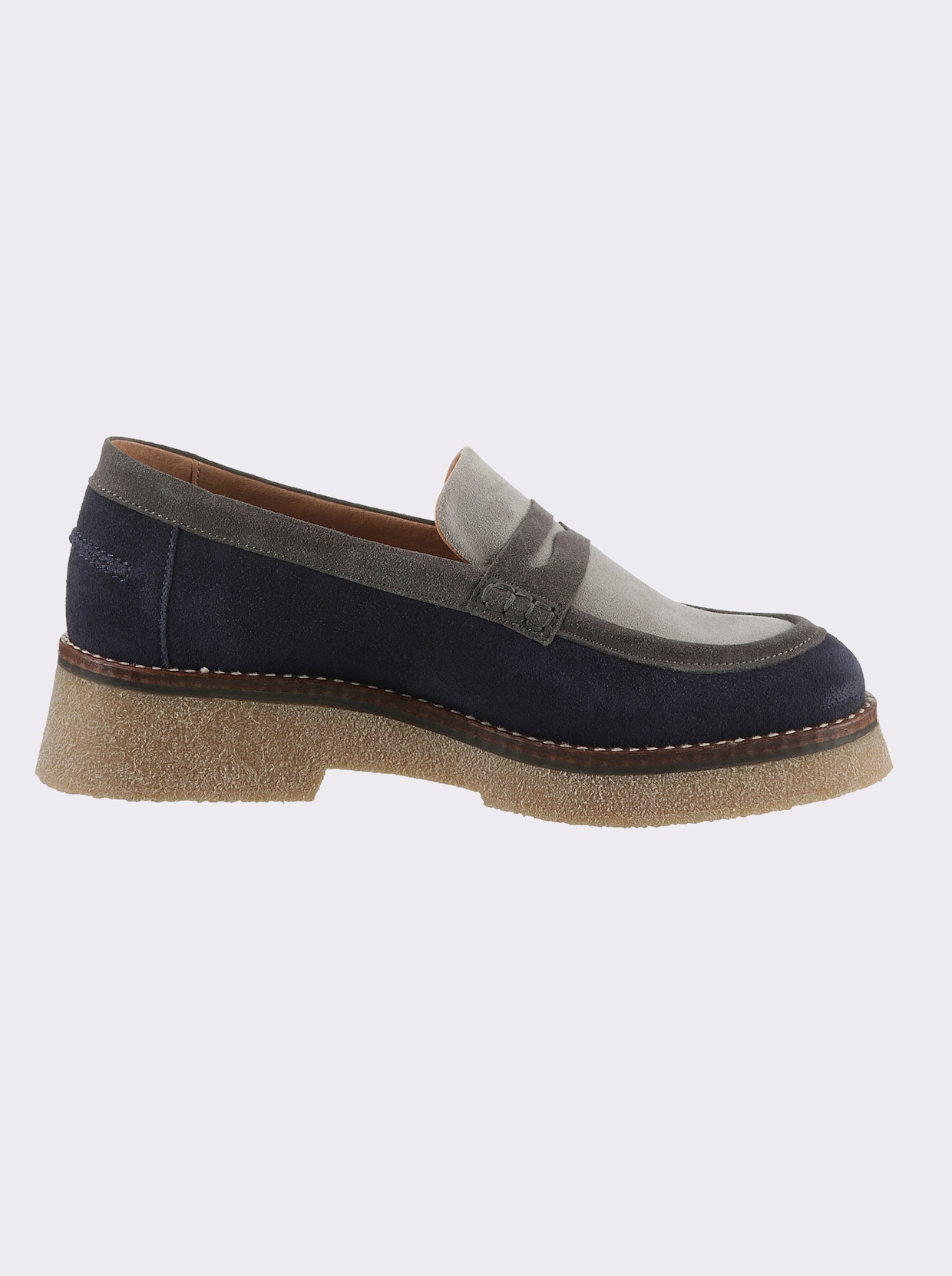 heine Slipper - marine-grau