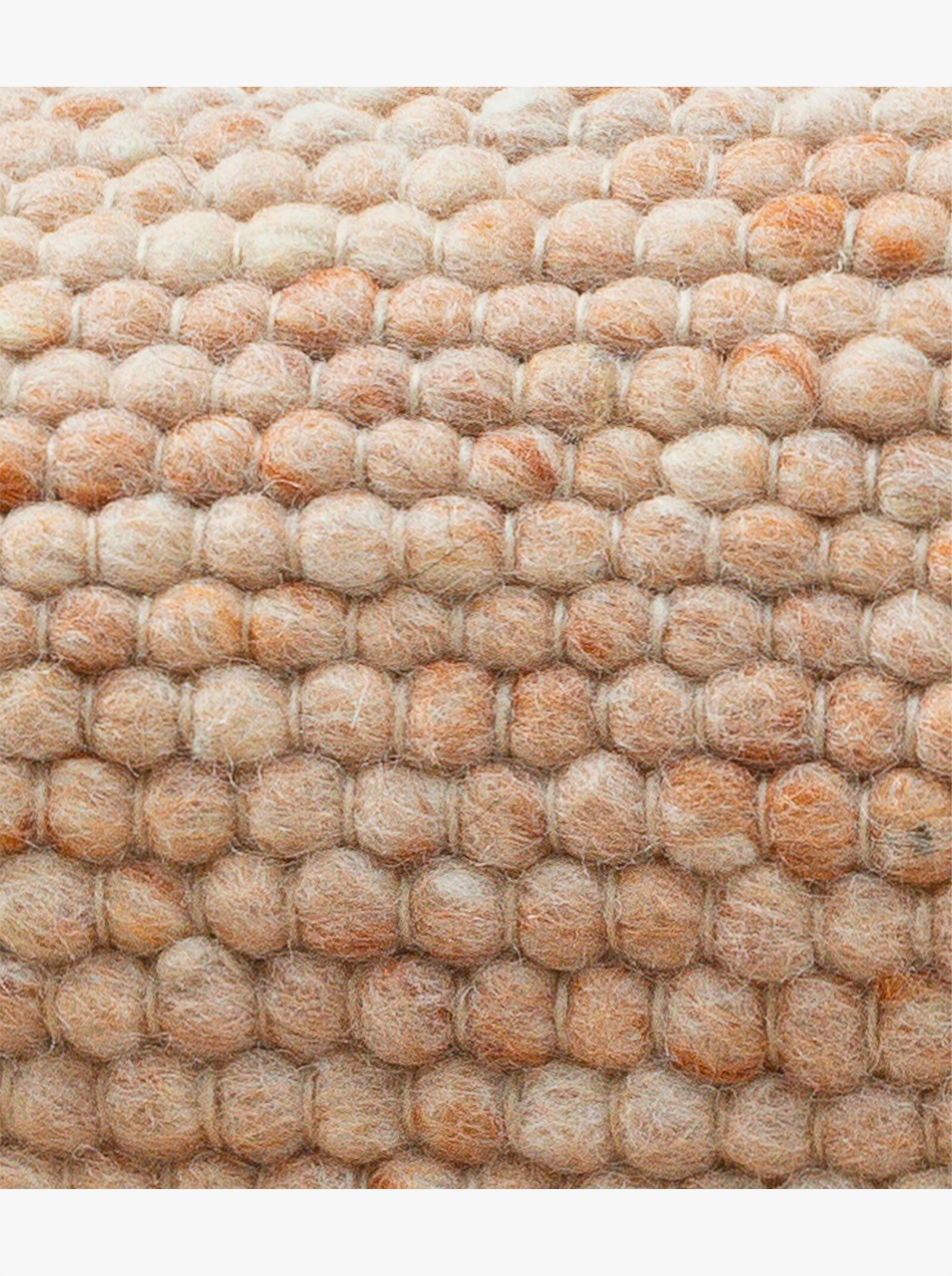 Theko Handwebteppich - dunkelbeige