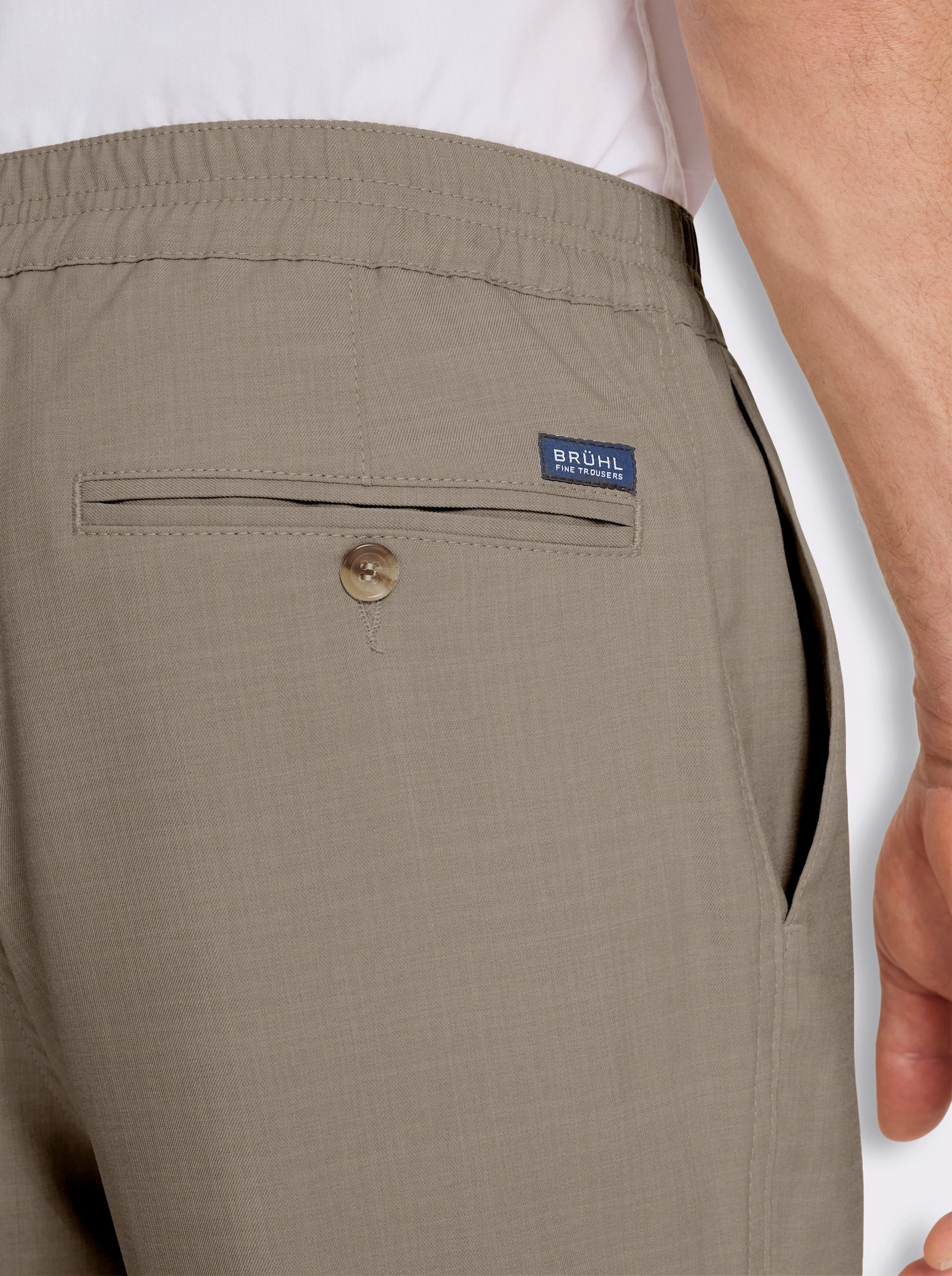 Brühl Schlupfhose mit Easy-Care-Eigenschaften - taupe