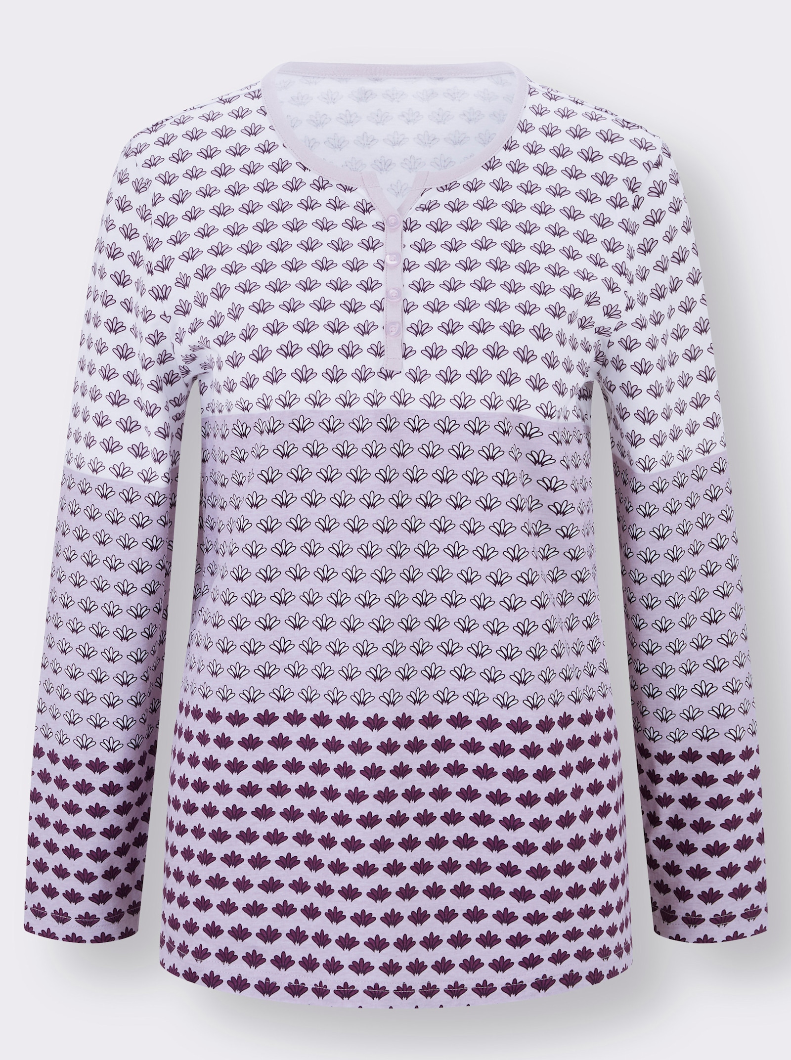 wäschepur Pyjama met kleurverloop - ecru/lila