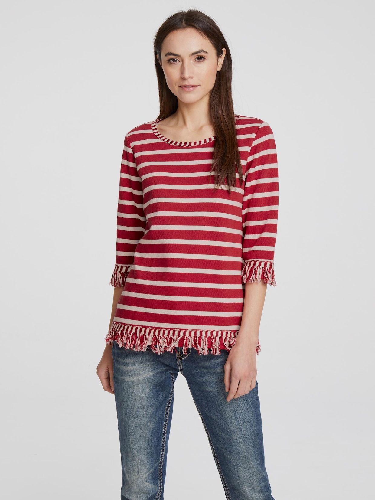 Rick Cardona Sweatshirt - rot-ecru