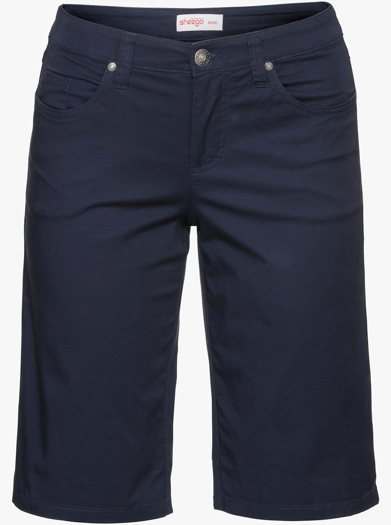 sheego Bermudas aus Twill-Qualität - marine
