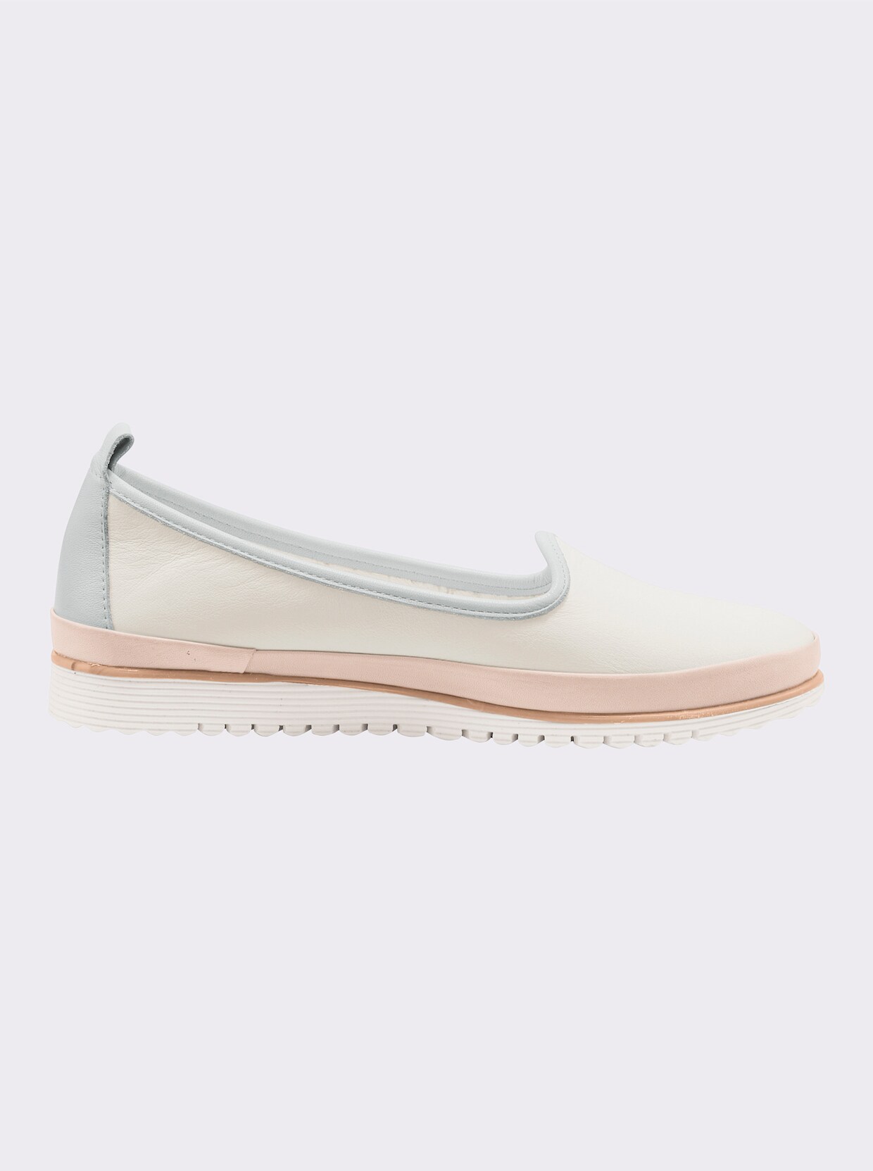 Andrea Conti Slipper - weiss-rosé-bleu