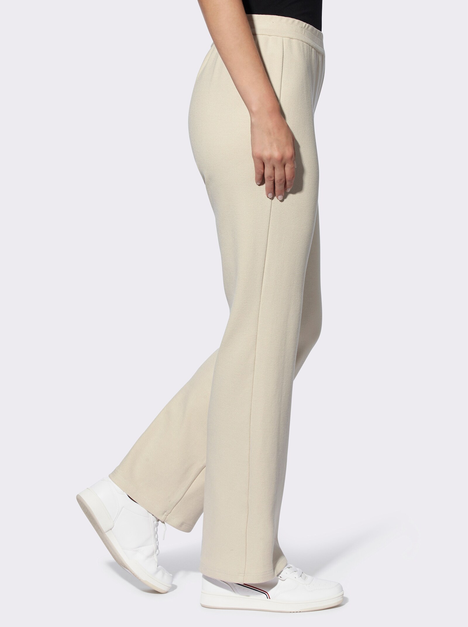 heine Pantalon sweat avec ceinture extensible - sable