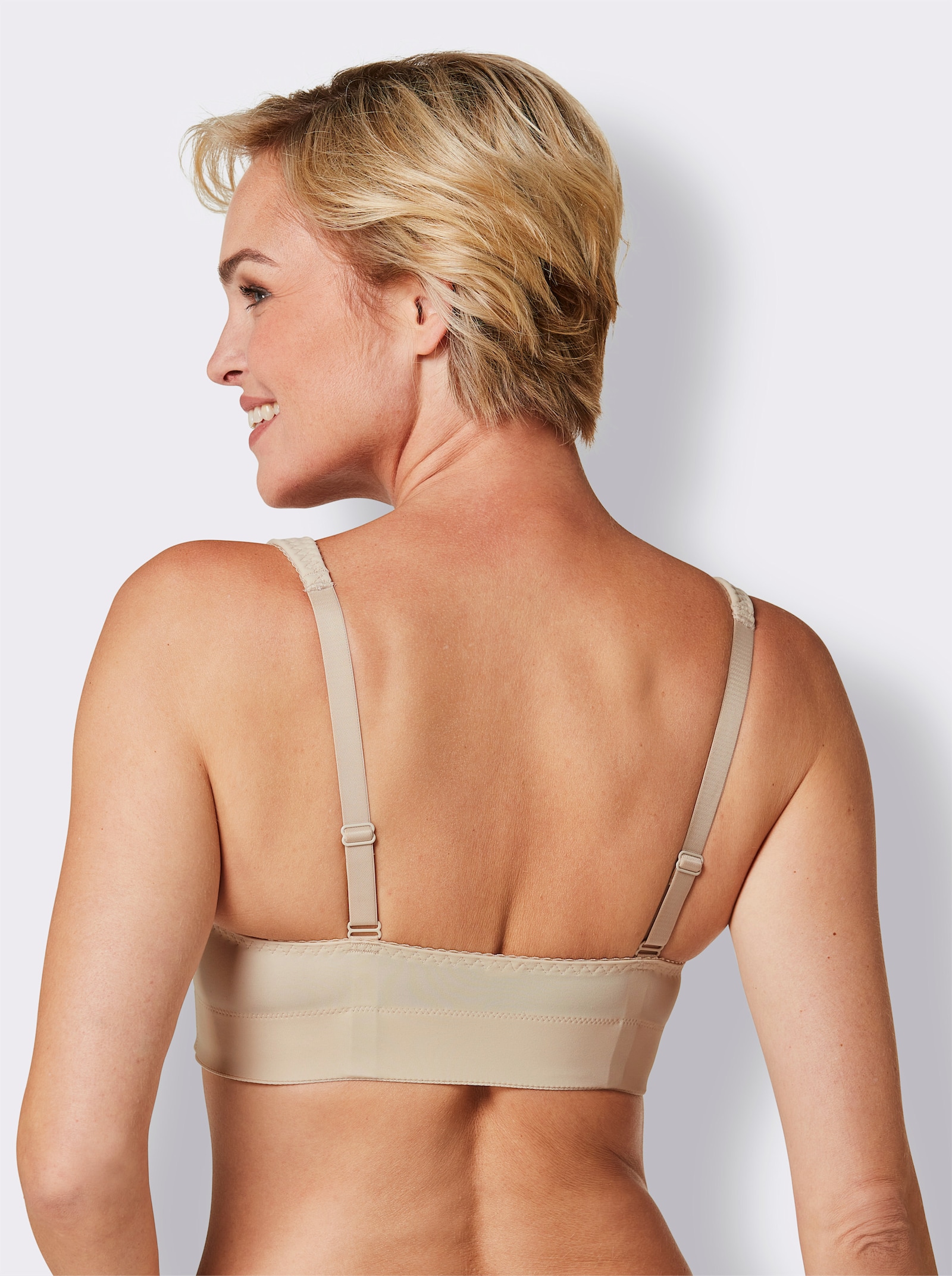 wäschepur Beha zonder beugel met voorsluiting - ivoorkleur