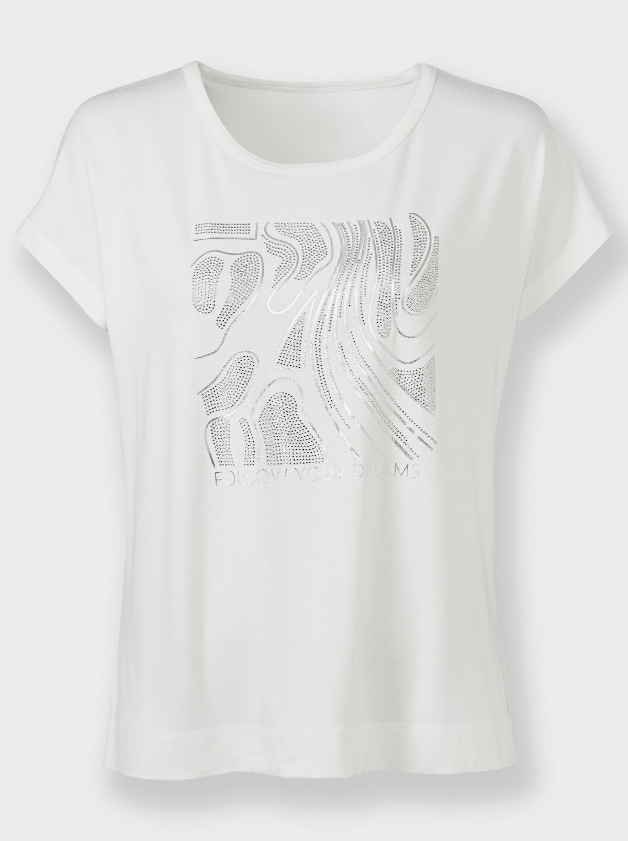 heine Shirt met korte mouwen - ecru