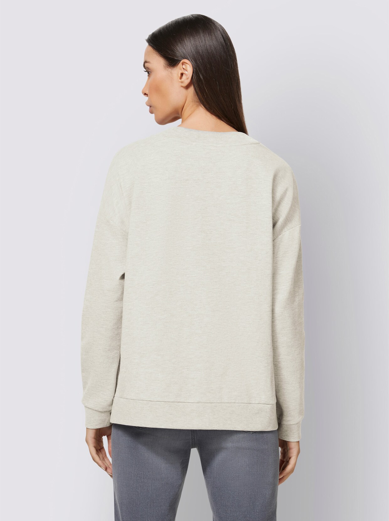 heine Sweatshirt - ecru-bedruckt