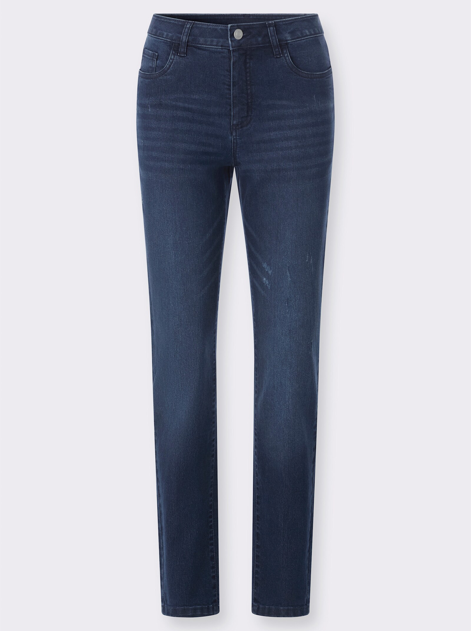 Jeans in Used-Optik - blue-stone-washed