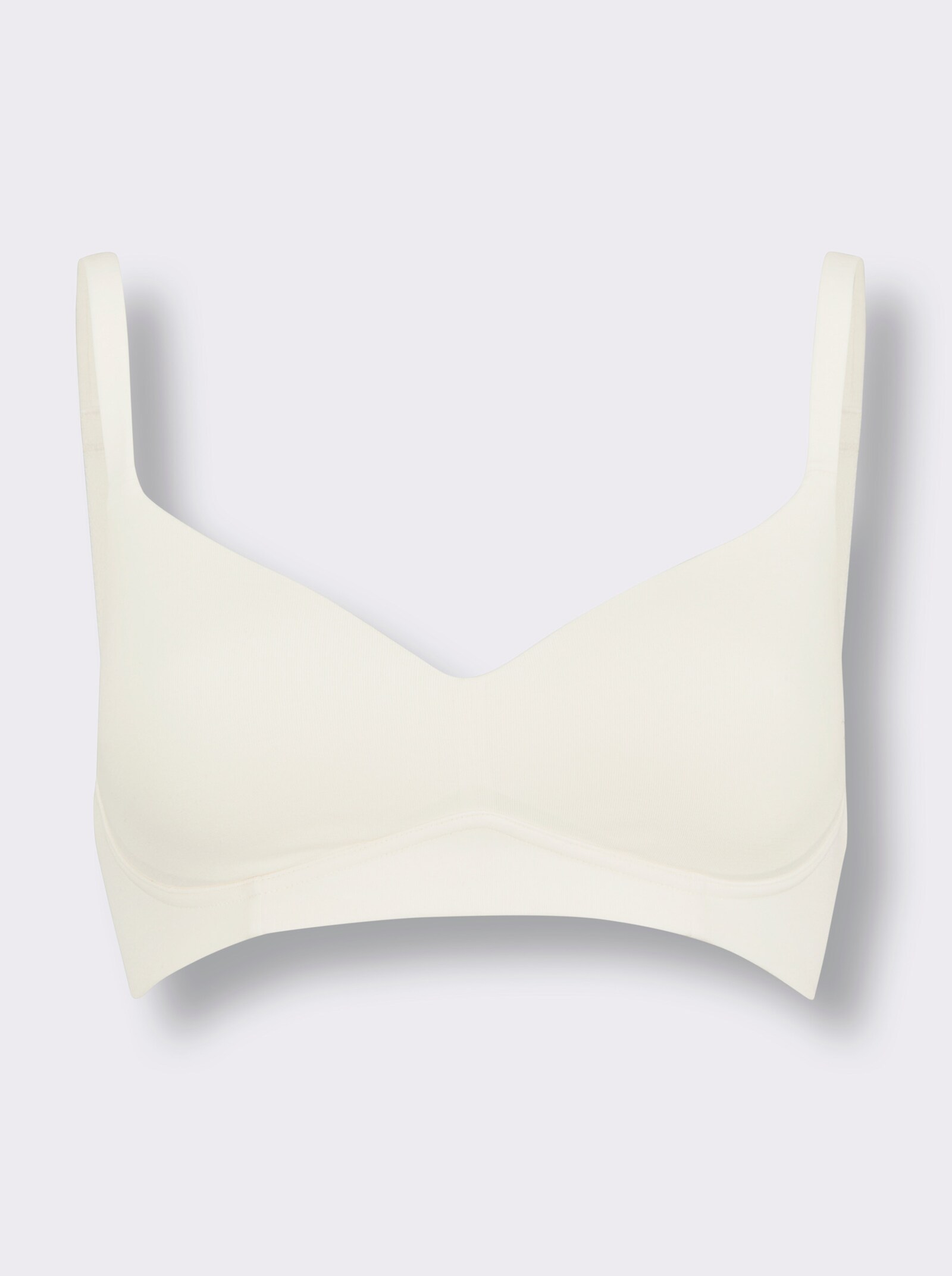 Schalen-BH ohne Bügel - ecru