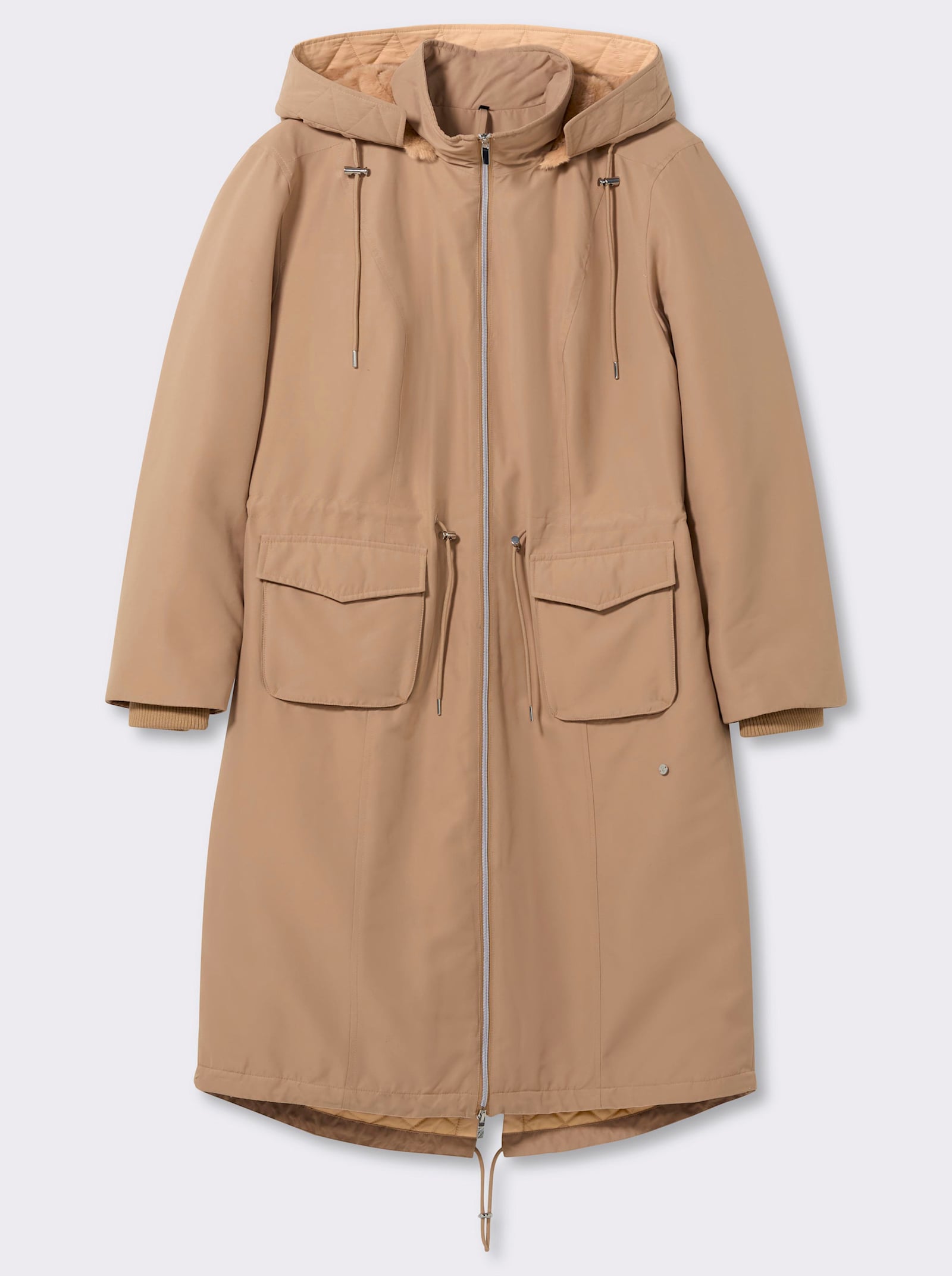 sheego Parka in wärmender Qualität - camel