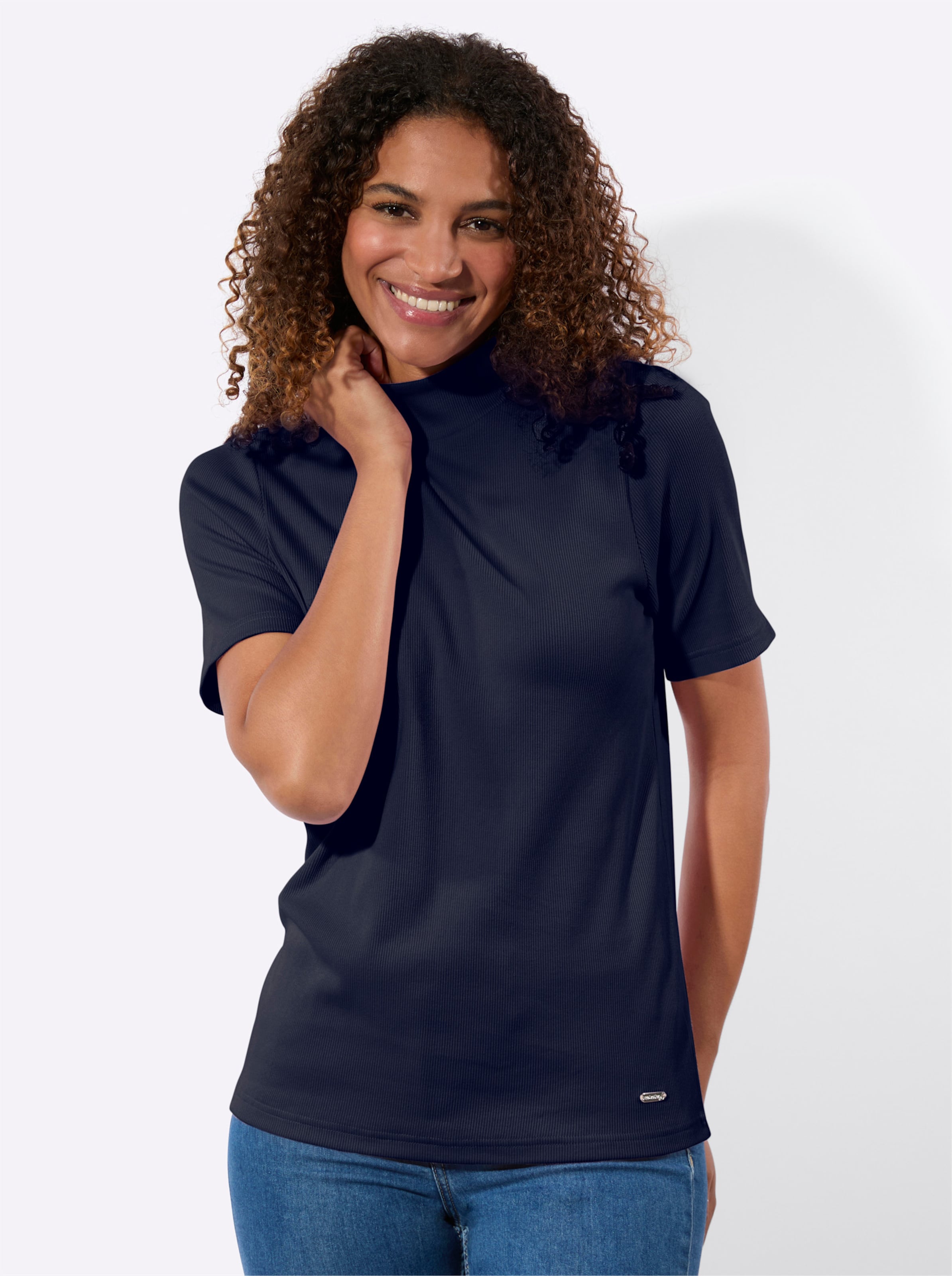 Stehkragenshirt