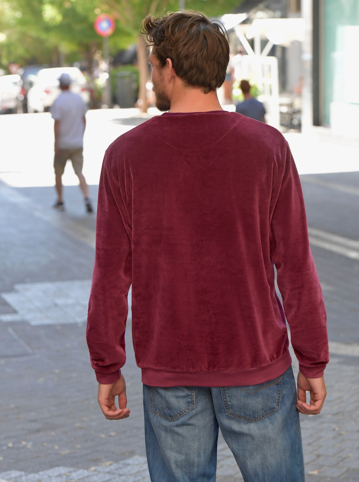 Catamaran Nicky-pullover - aubergine