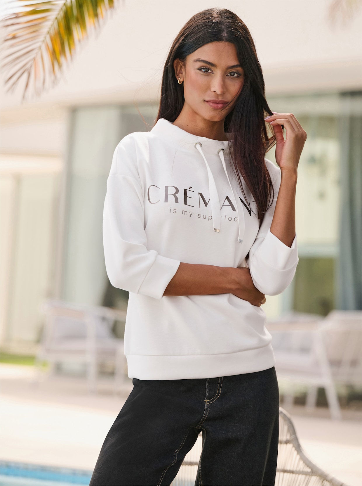 heine 3/4-Arm-Shirt - ecru