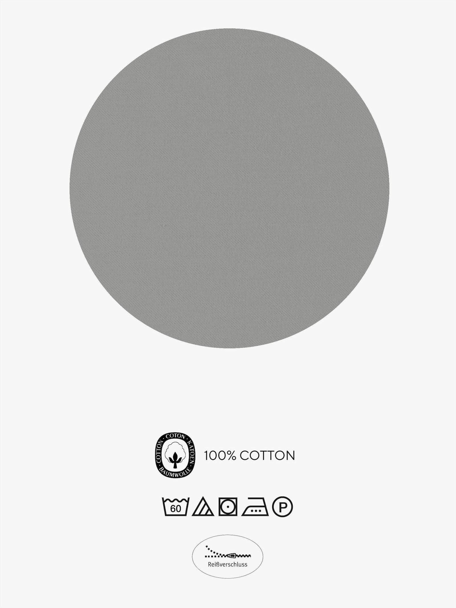 Biberna Wendebettwäsche - grau