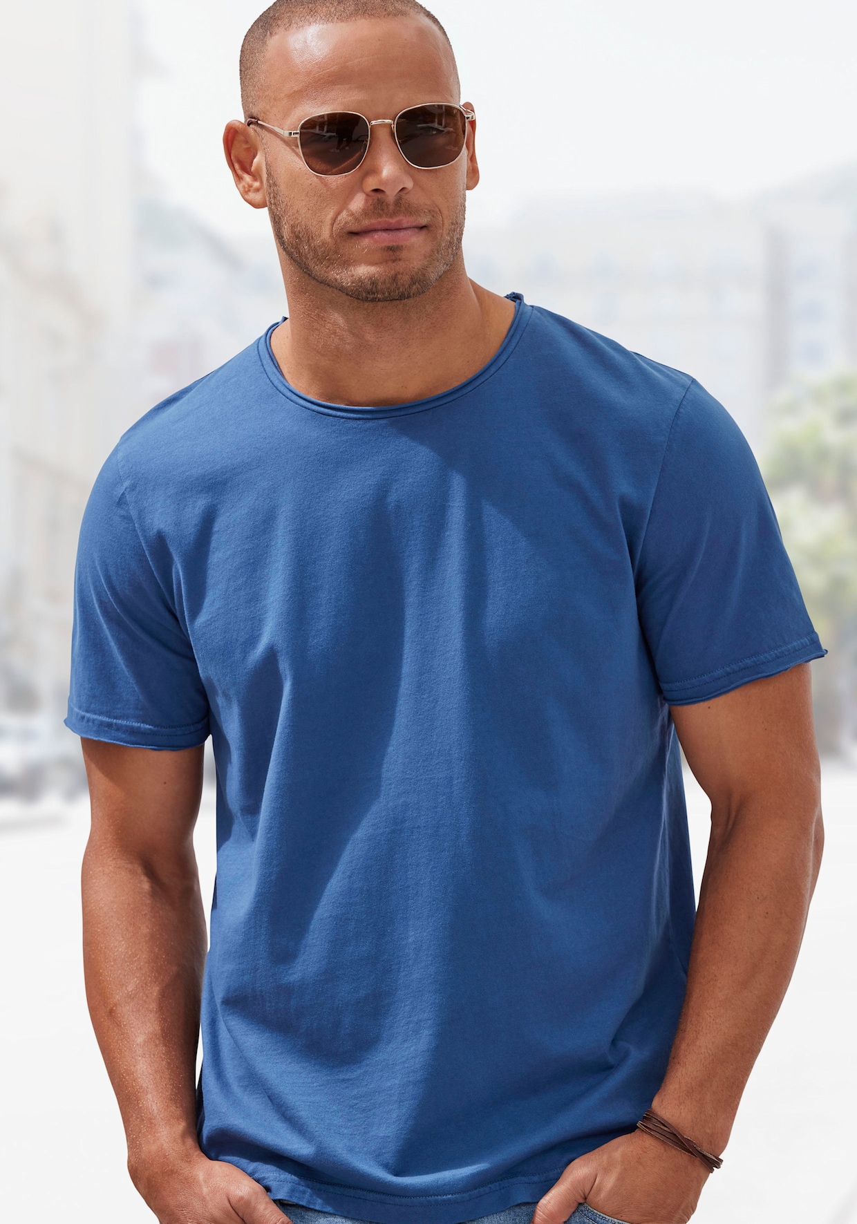 T-Shirt - blau / mint